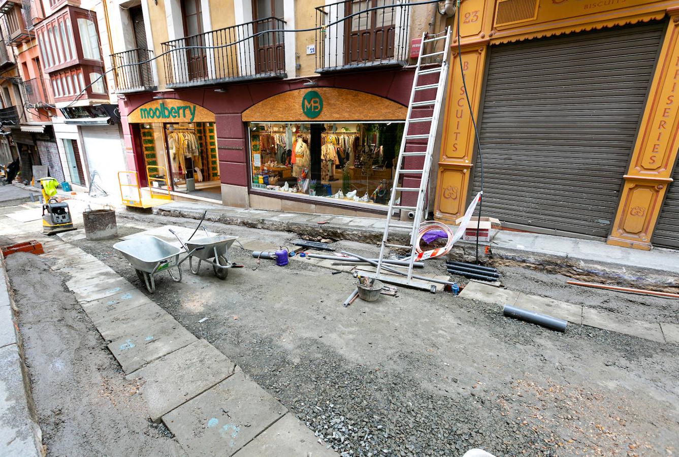 Las obras de la calle Comercio, en imágenes