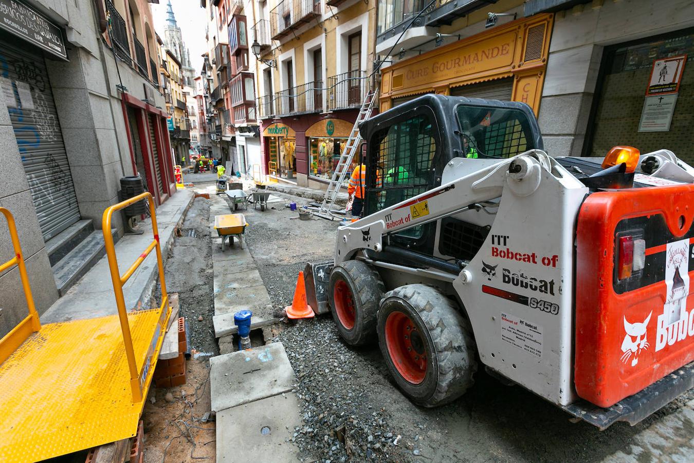 Las obras de la calle Comercio, en imágenes