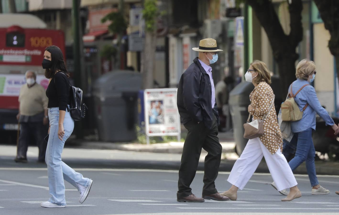 Ambiente por las calles del Centro de Sevilla