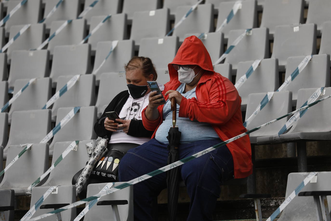 En imágenes, el ambiente del Córdoba CF - Tamaraceite