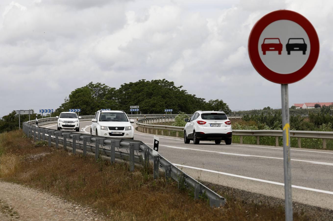 Así está la carretera N-432 a su paso por Córdoba, en imágenes