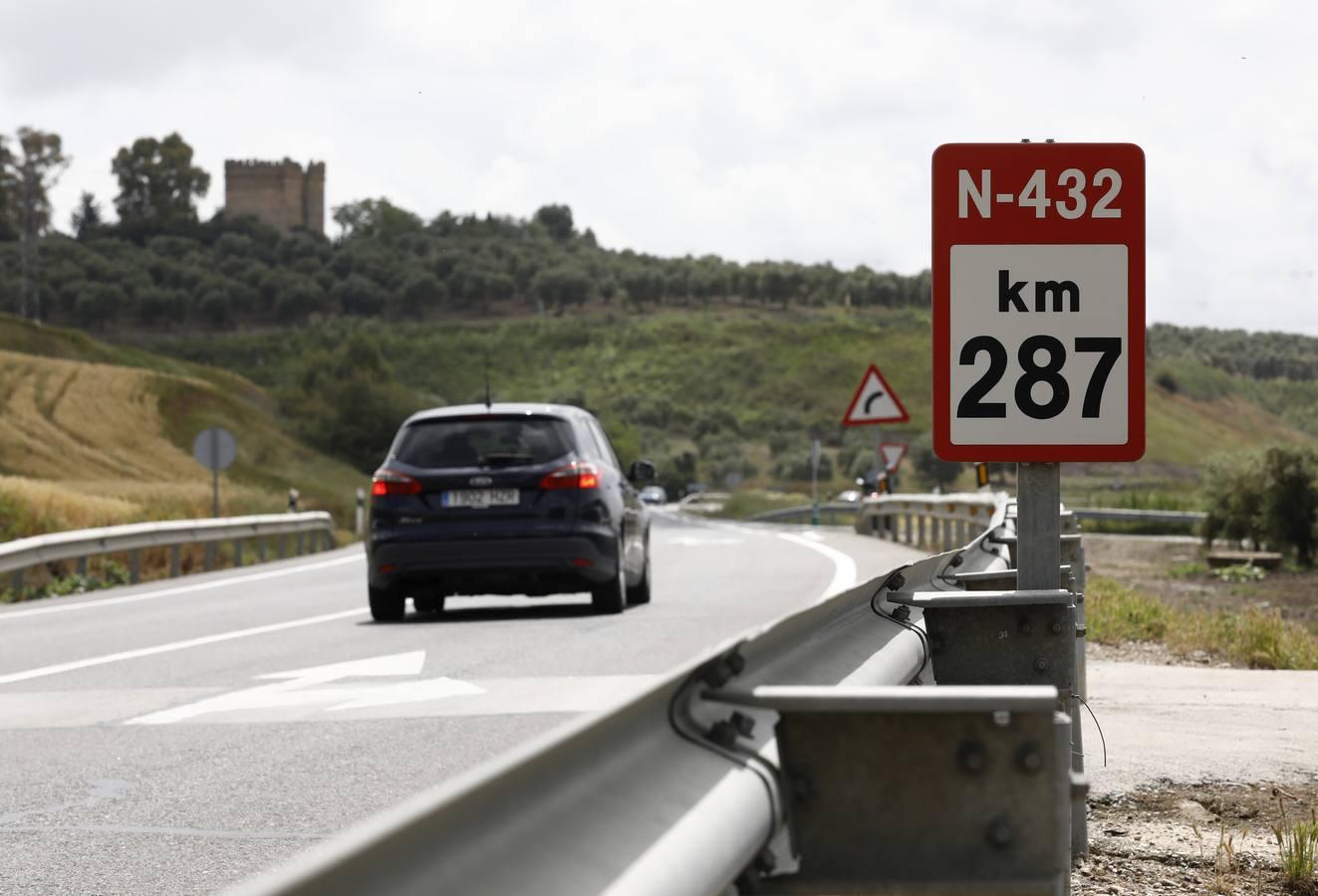 Así está la carretera N-432 a su paso por Córdoba, en imágenes