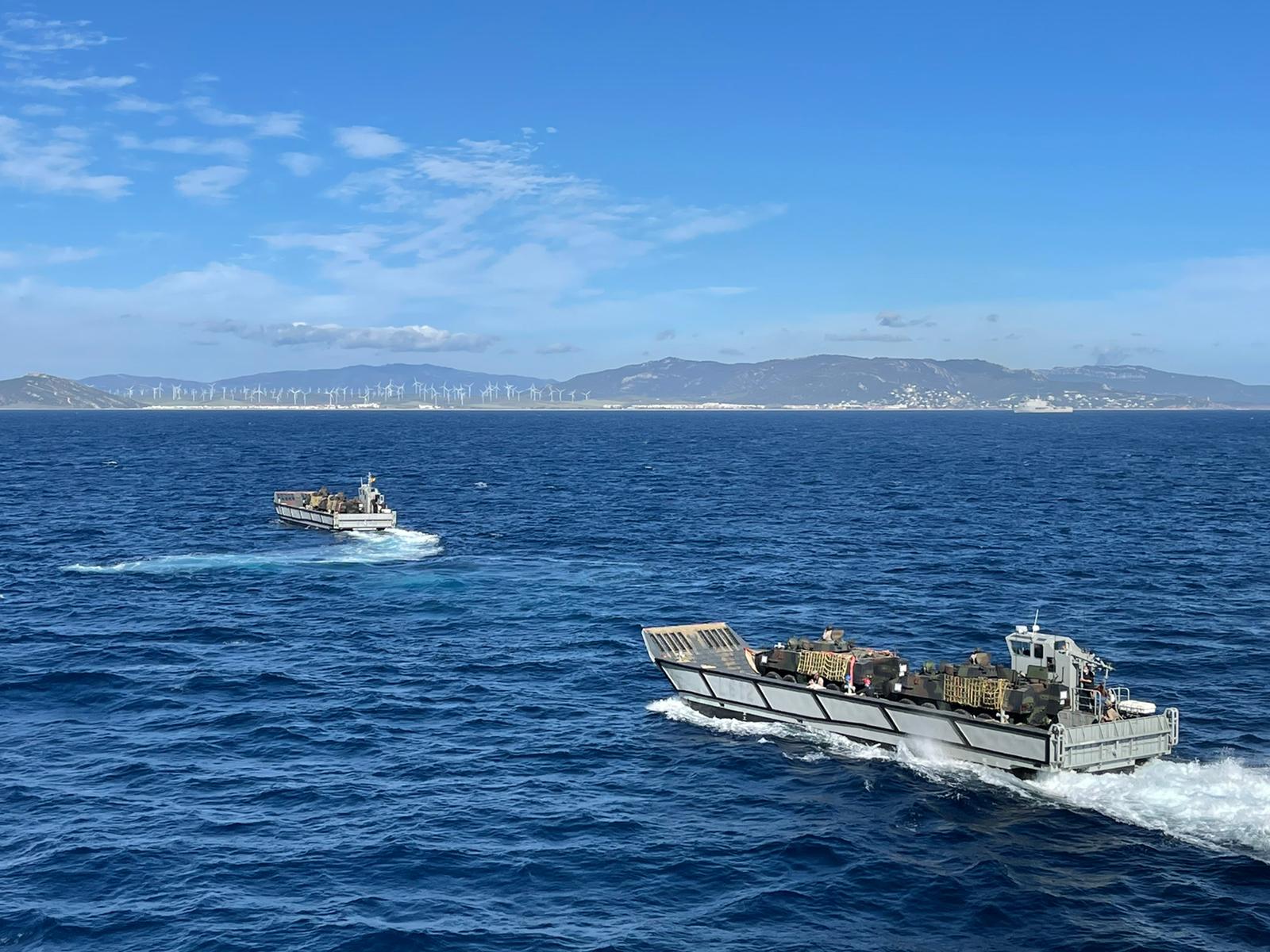 En imágenes: Maniobras militares &#039;Marfibex-21&#039; en la Bahía de Cádiz y el Retín