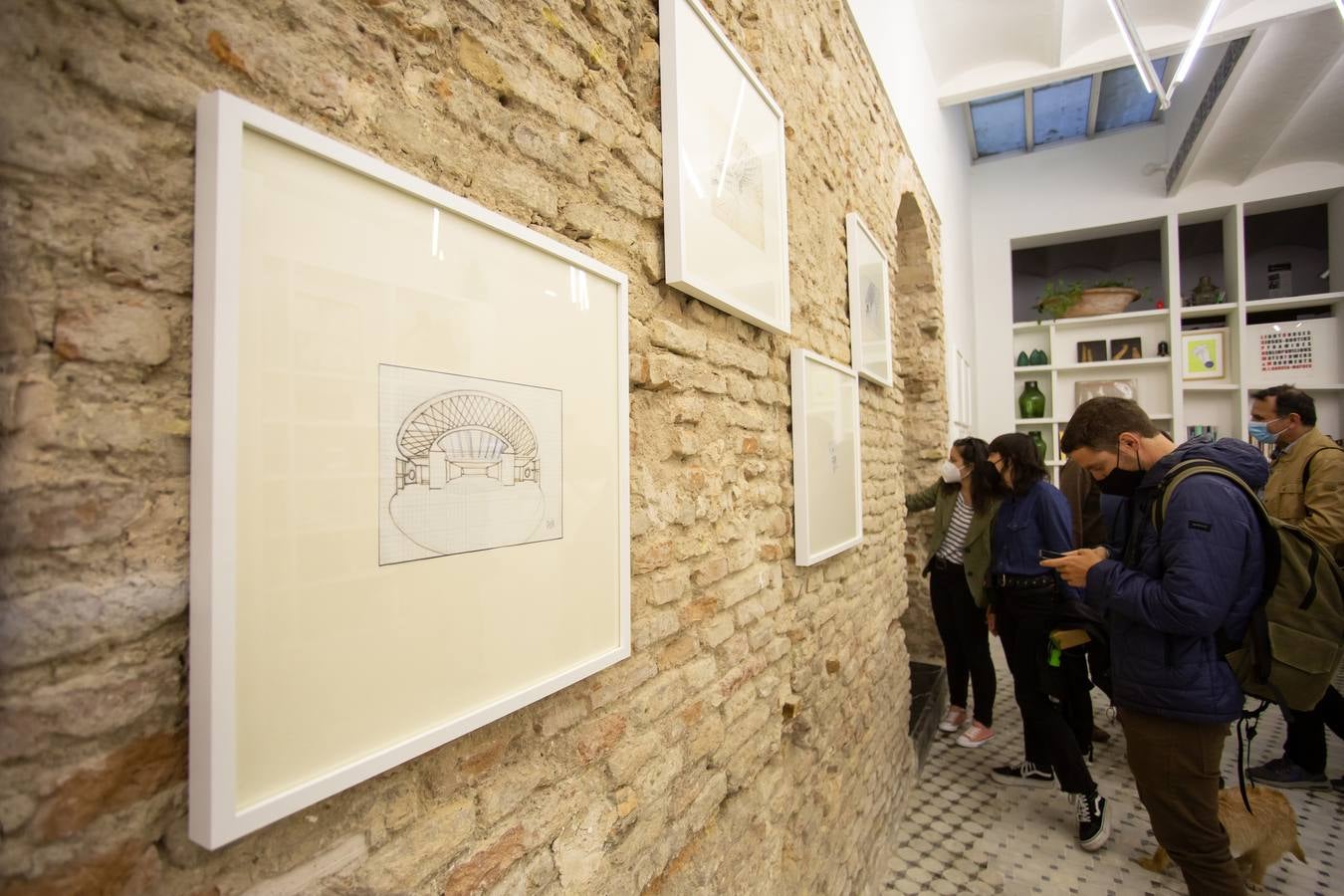 Inauguración de la exposición 'Crónica de un viaje apasionante. Los bocetos de Aurelio del Pozo para el Teatro de la Maestranza'