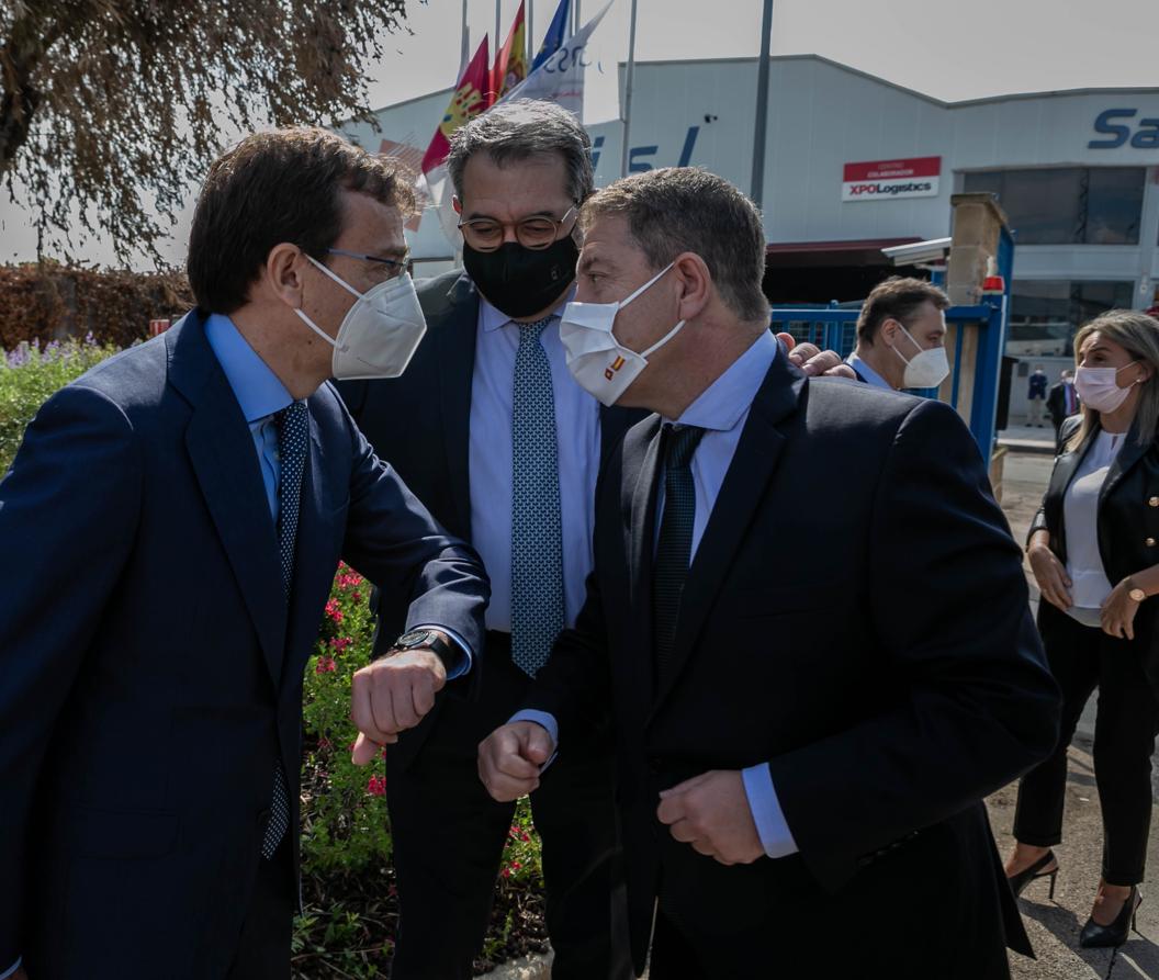 Pedro Sánchez visita las instalaciones de la farmacéutica Janssen en Toledo