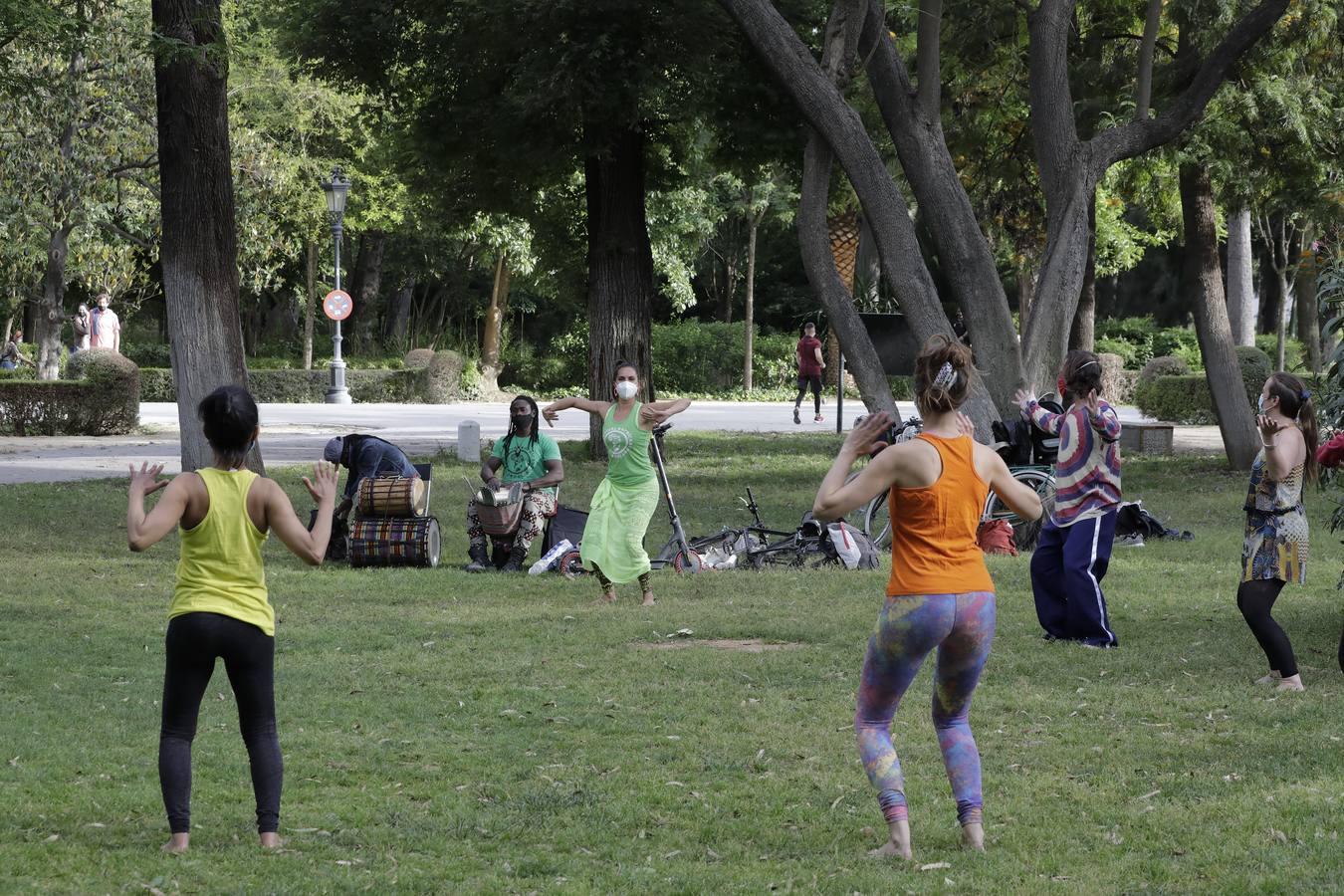 Parque de María Luisa, el gimnasio de los sevillanos