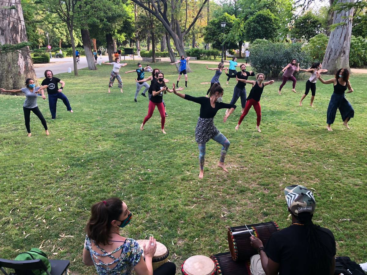 Parque de María Luisa, el gimnasio de los sevillanos