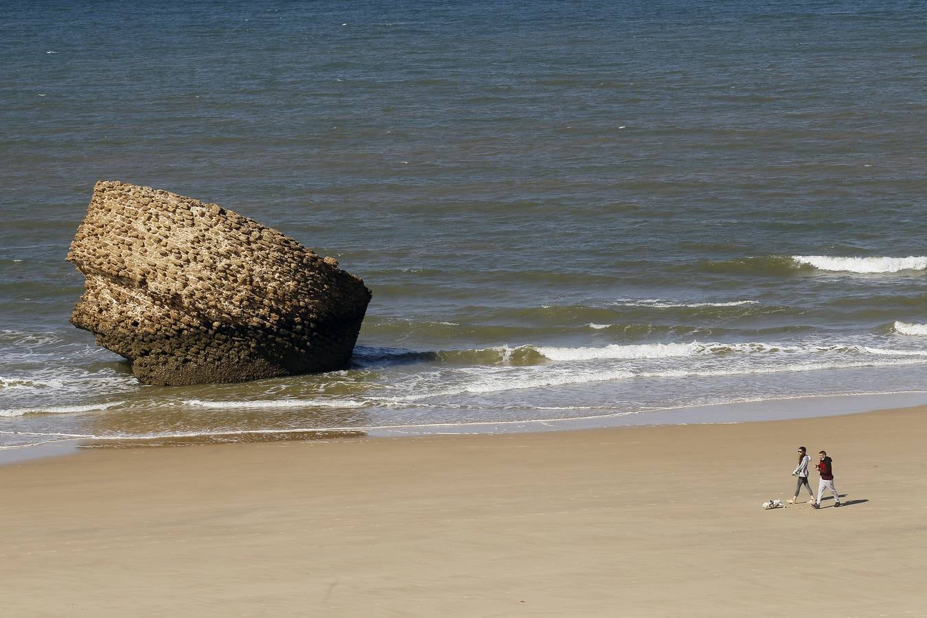 Ambiente este sábado en algunas playas onubenses