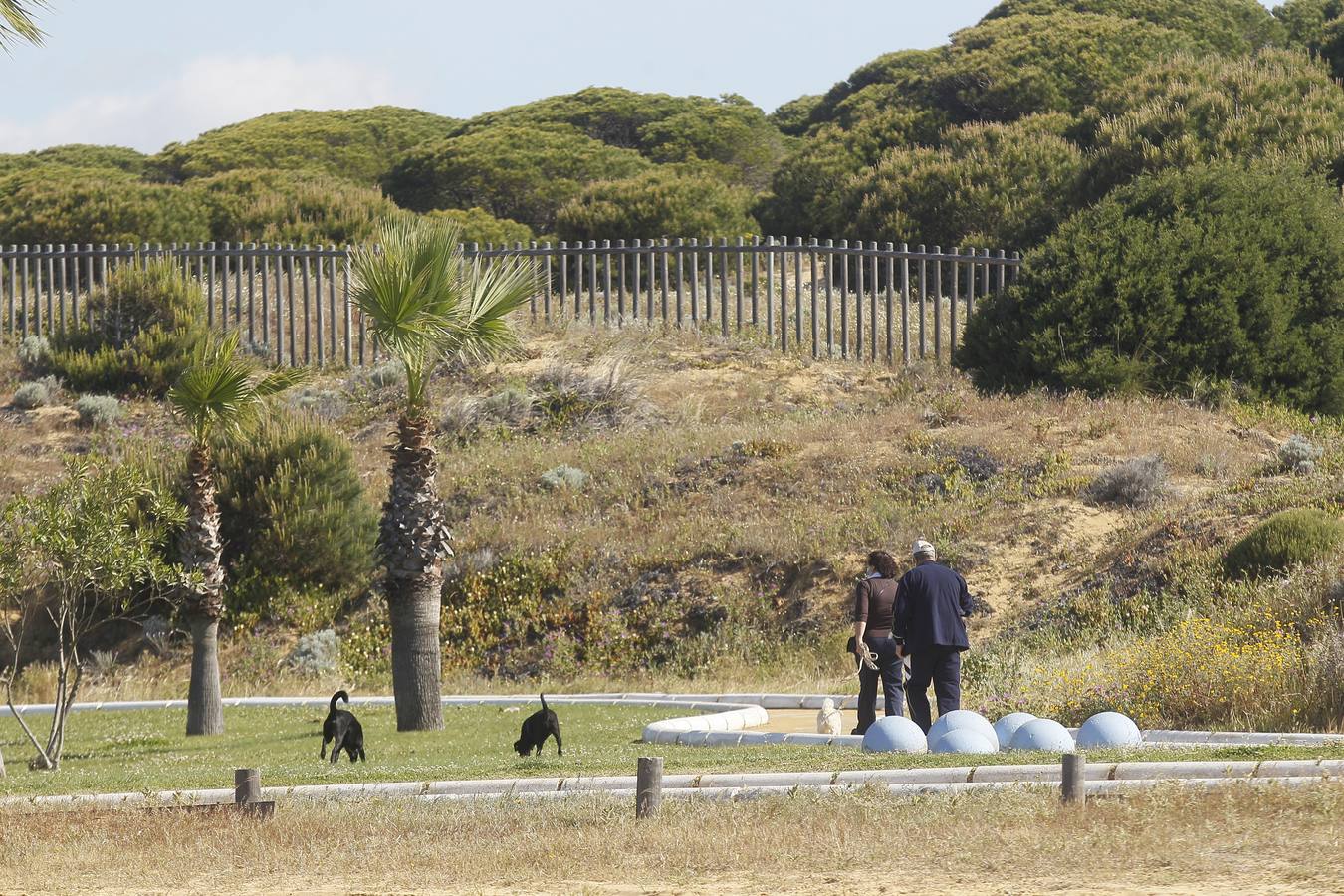 Ambiente este sábado en algunas playas onubenses