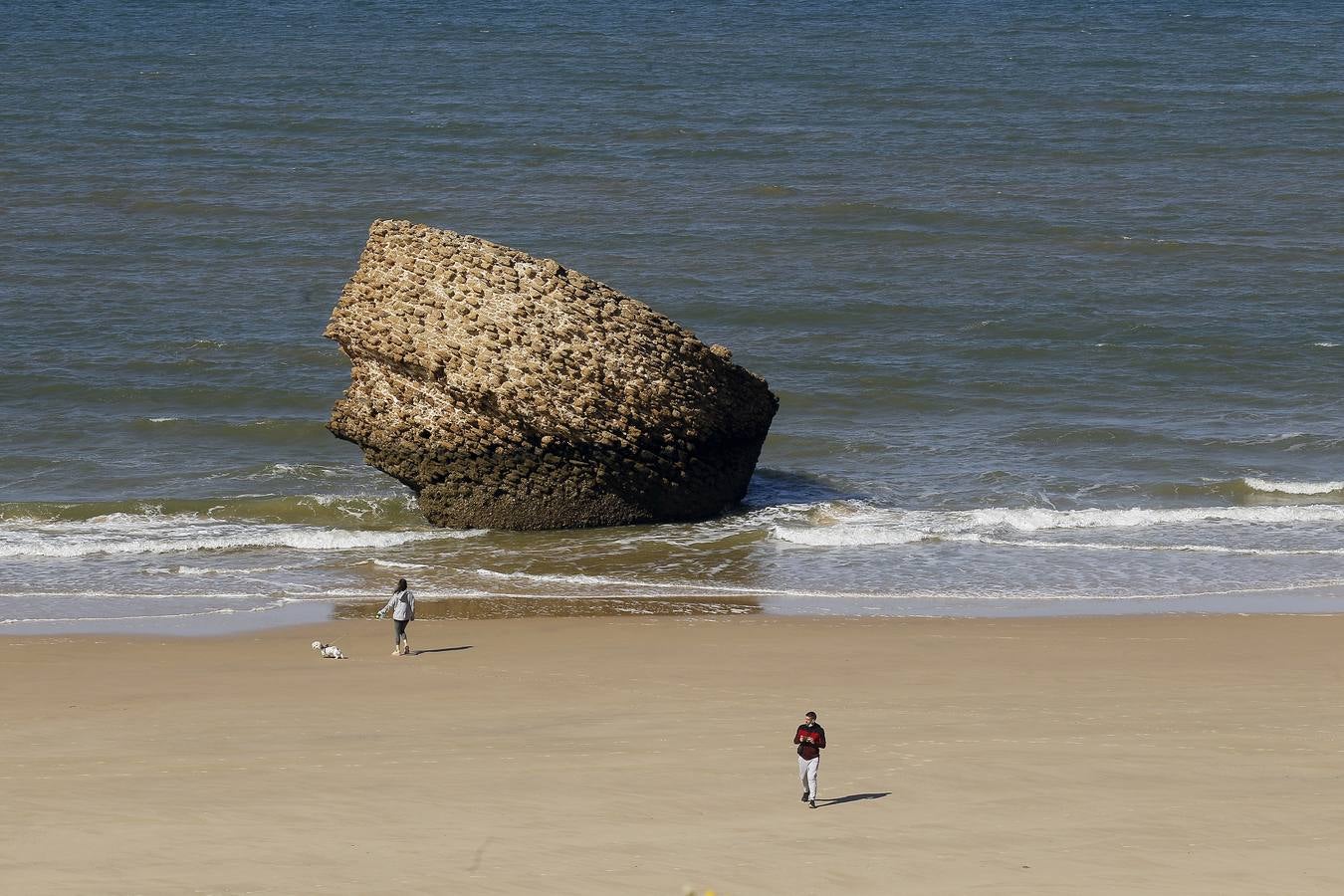 Ambiente este sábado en algunas playas onubenses