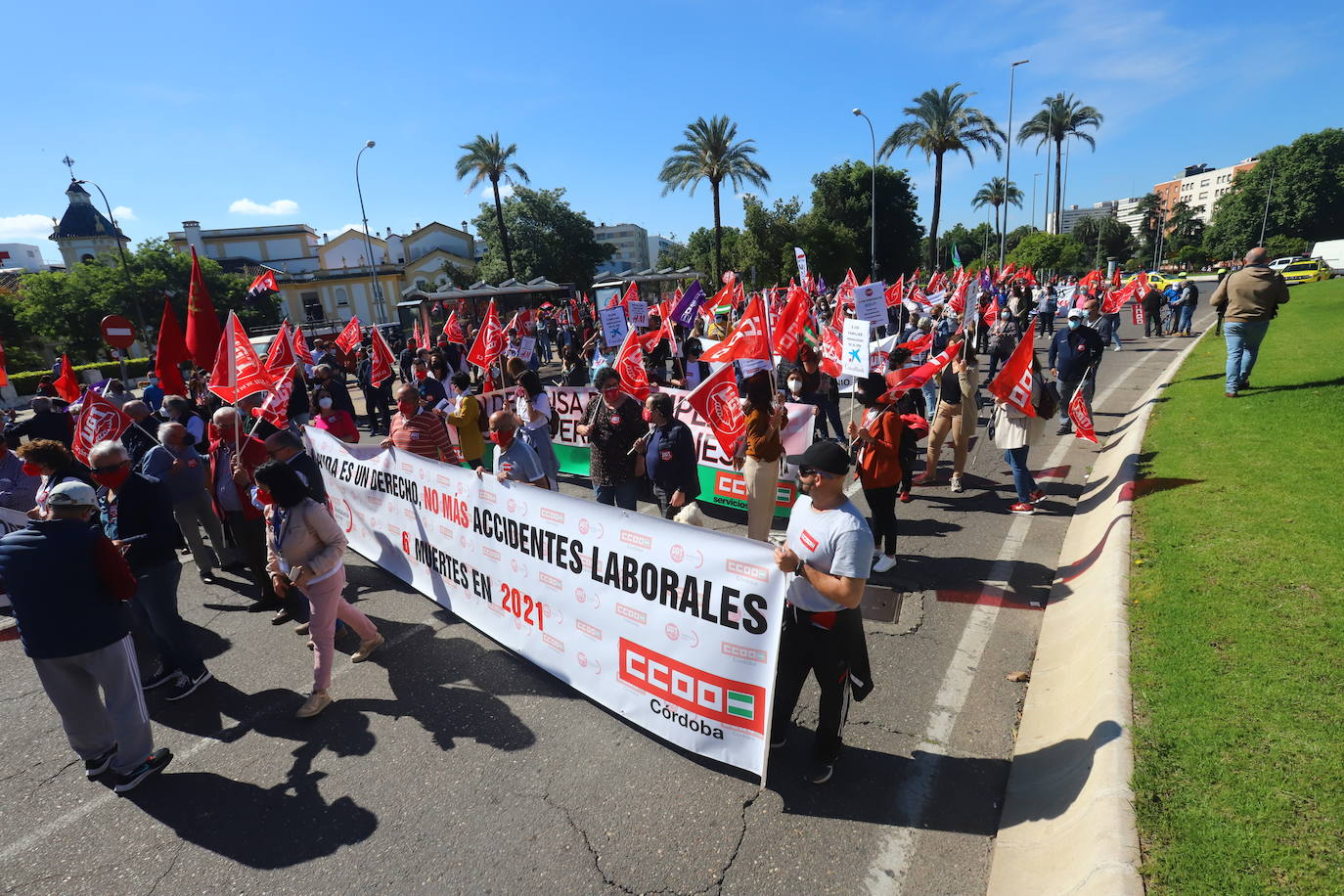 La manifestación del Primero de Mayo en Córdoba, en imágenes