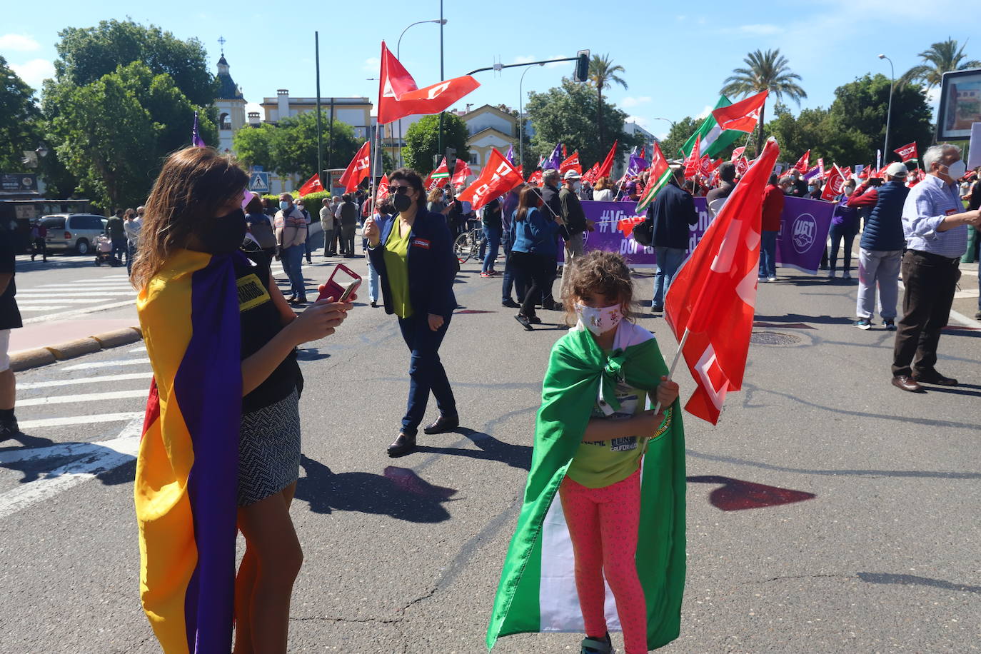 La manifestación del Primero de Mayo en Córdoba, en imágenes