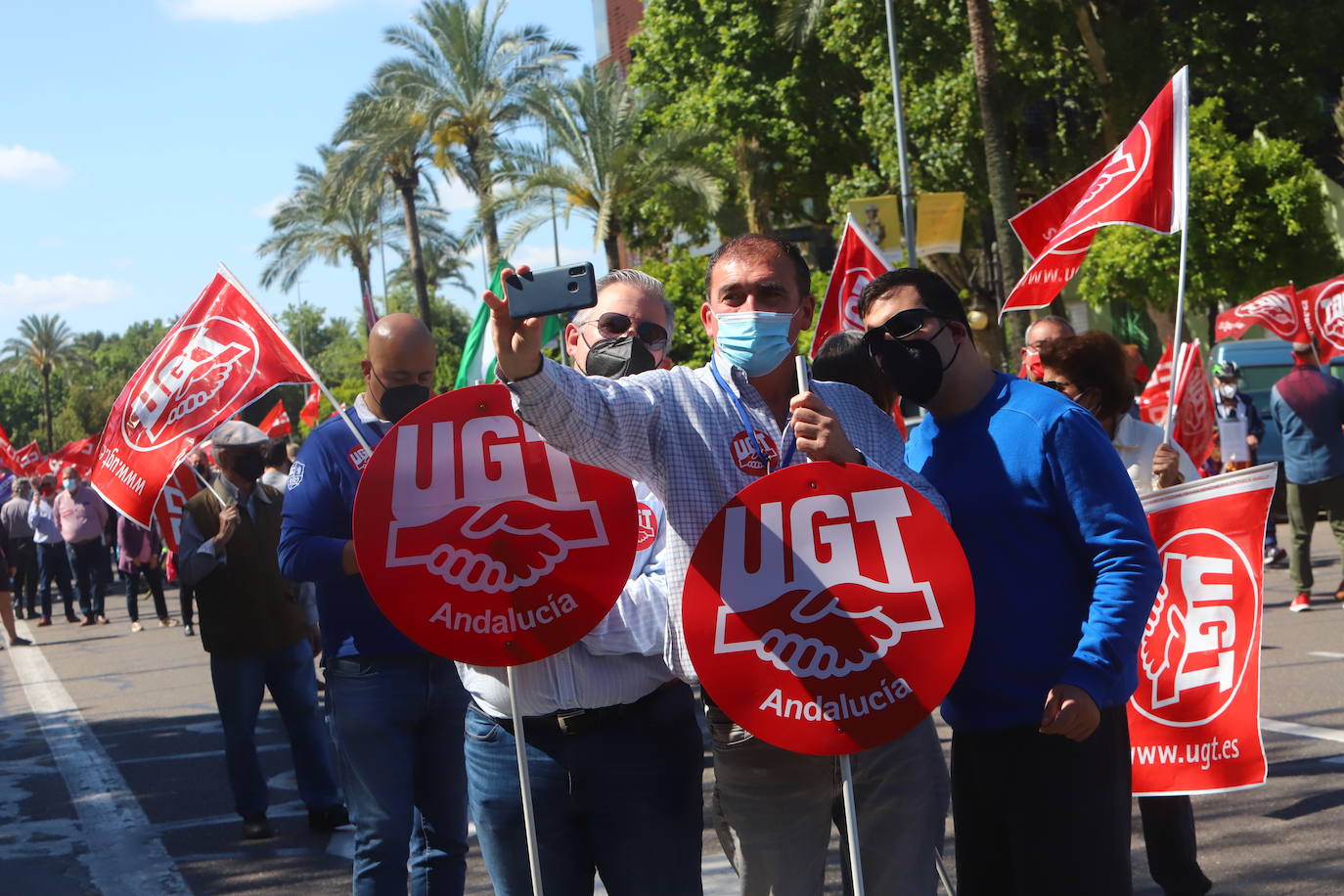 La manifestación del Primero de Mayo en Córdoba, en imágenes