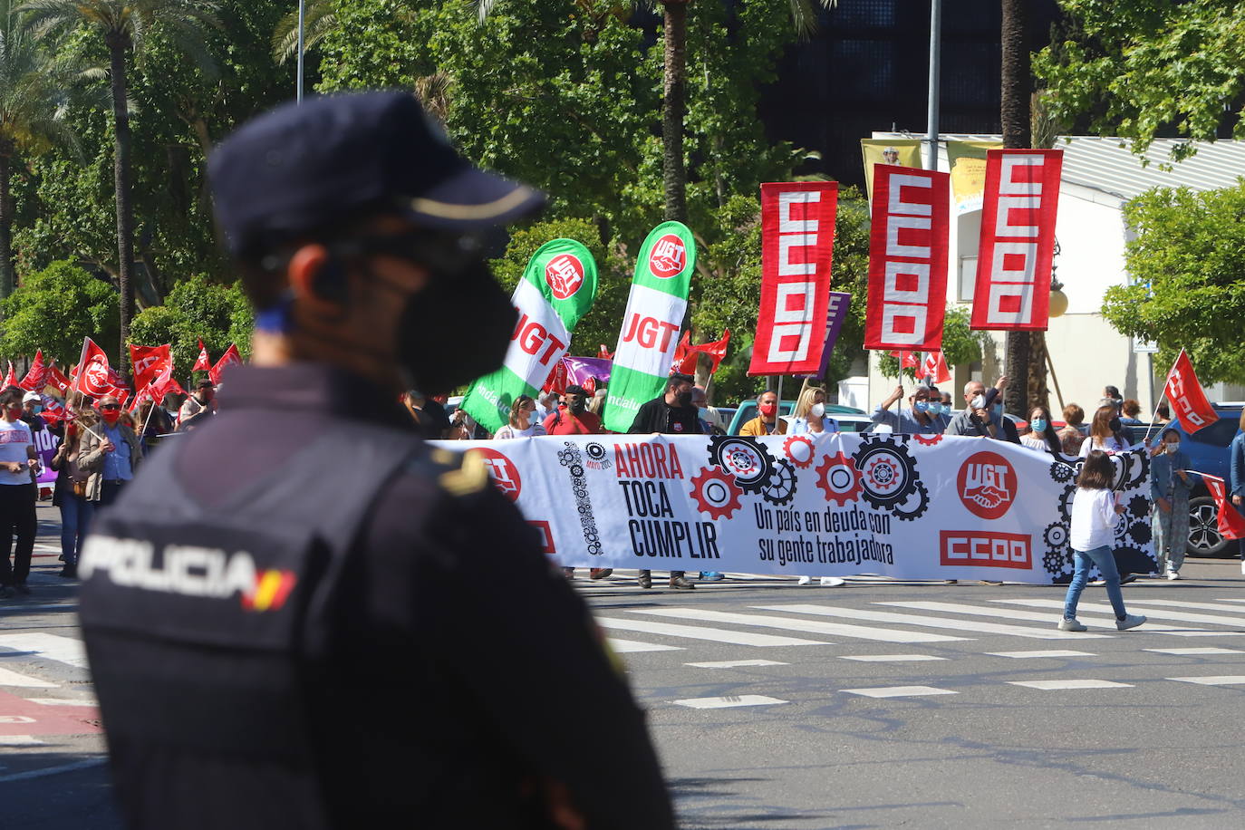 La manifestación del Primero de Mayo en Córdoba, en imágenes