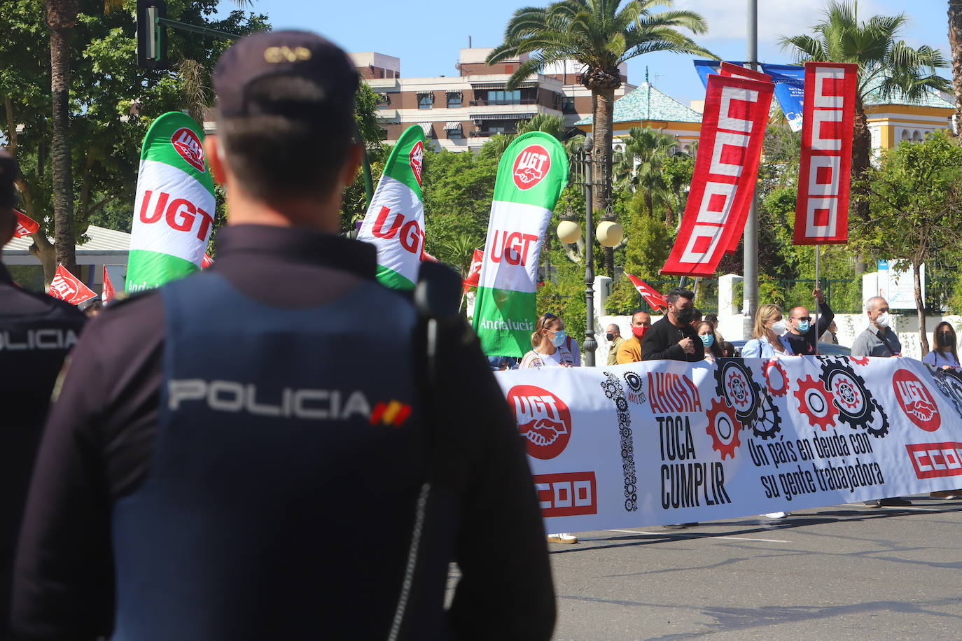 La manifestación del Primero de Mayo en Córdoba, en imágenes