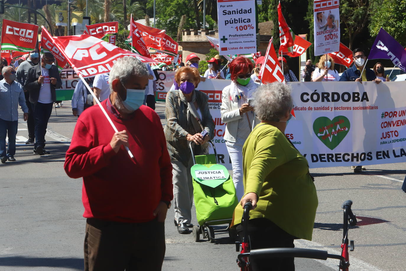 La manifestación del Primero de Mayo en Córdoba, en imágenes