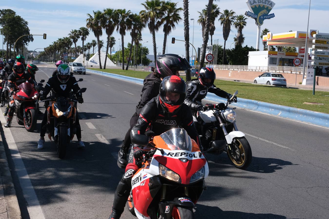 Ambiente de motos en El Puerto