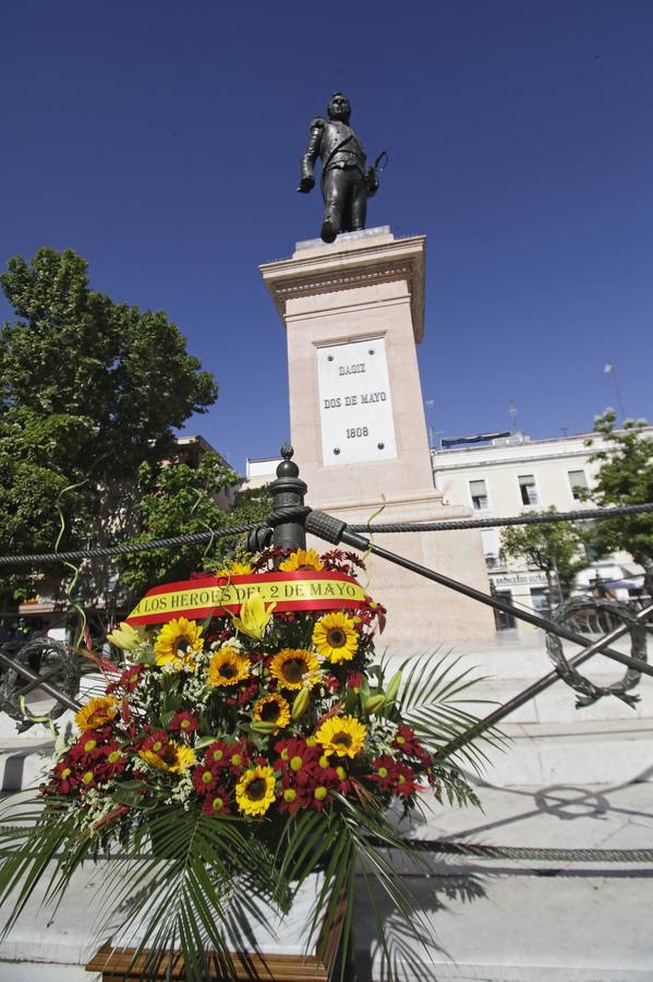 Homenaje a Daoiz y Velarde, héroes de la Guerra de Independencia española, en Sevilla