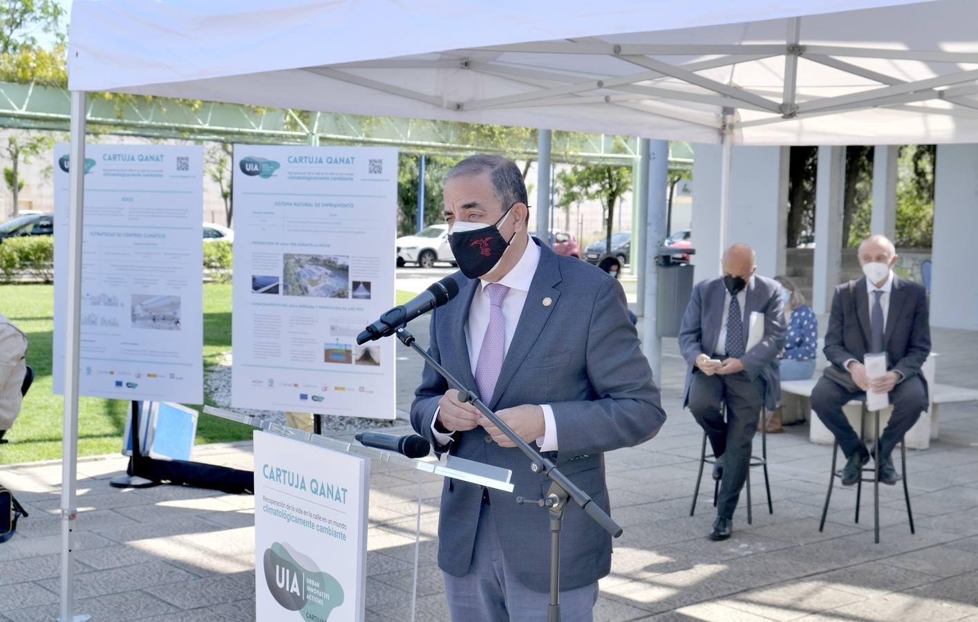 En imágenes, presentación del Proyecto Qanat de la Cartuja