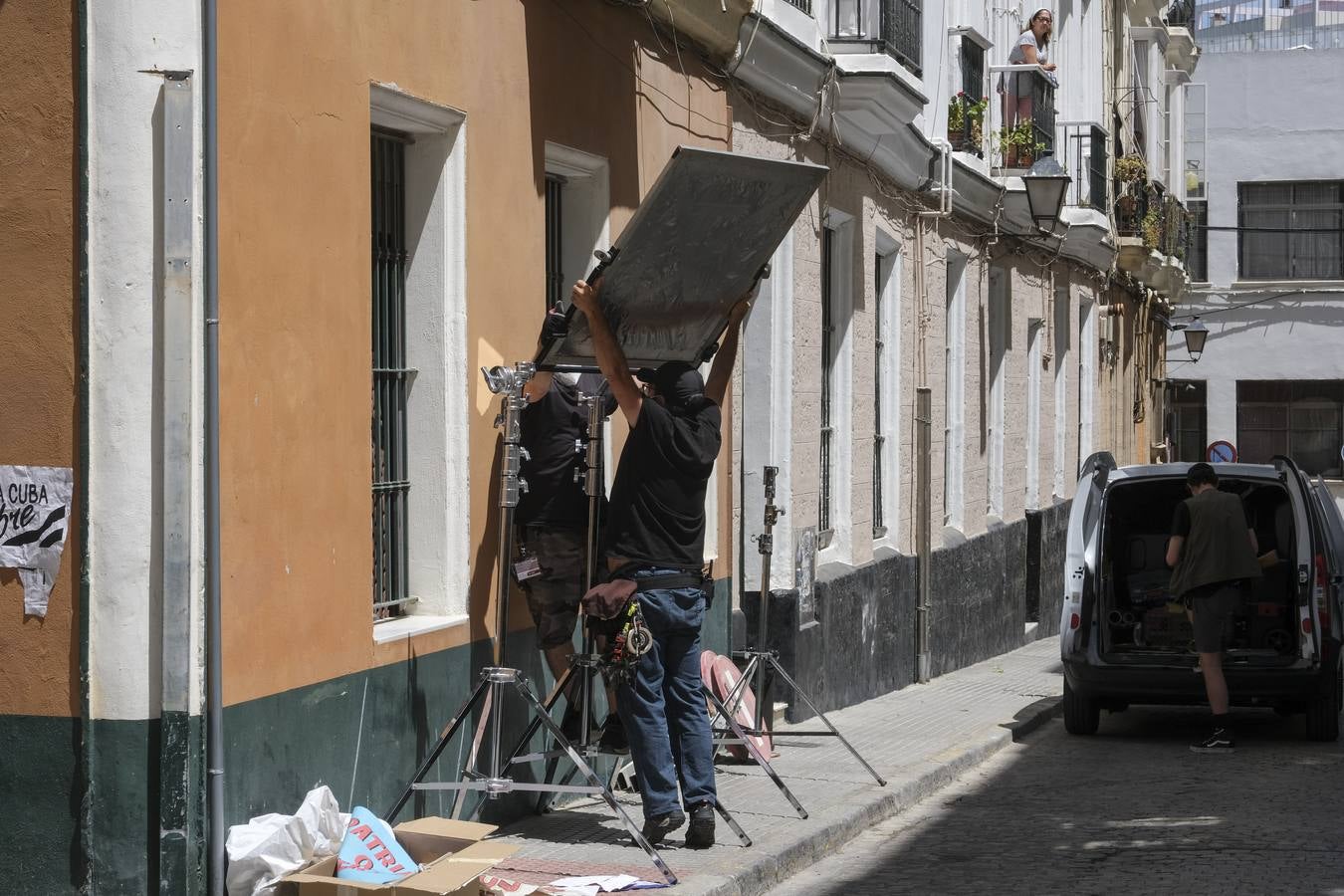 FOTOS: Así es el rodaje de &#039;Cuba Libre&#039; en Cádiz