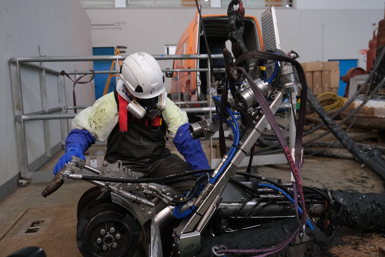 FOTOS: Así es el nuevo robot de Aguas de Cádiz