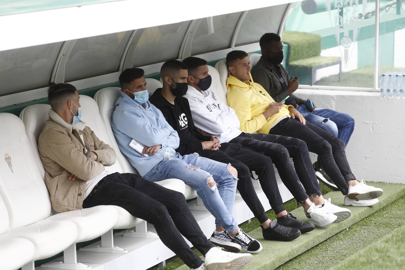 El ambiente en El Arcángel en el Córdoba CF - Cádiz B, en imágenes