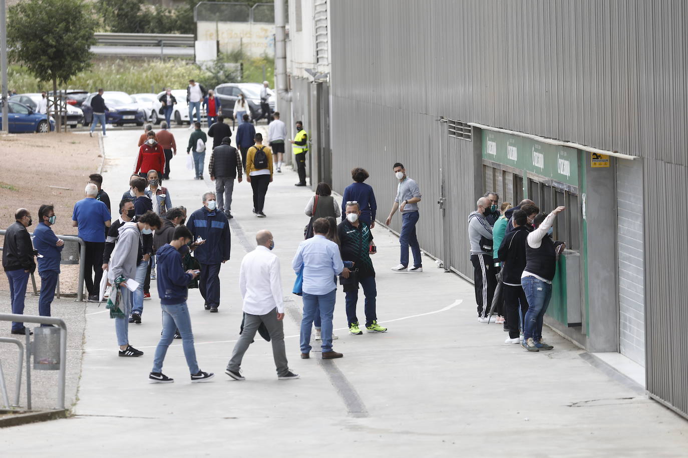 El ambiente en El Arcángel en el Córdoba CF - Cádiz B, en imágenes