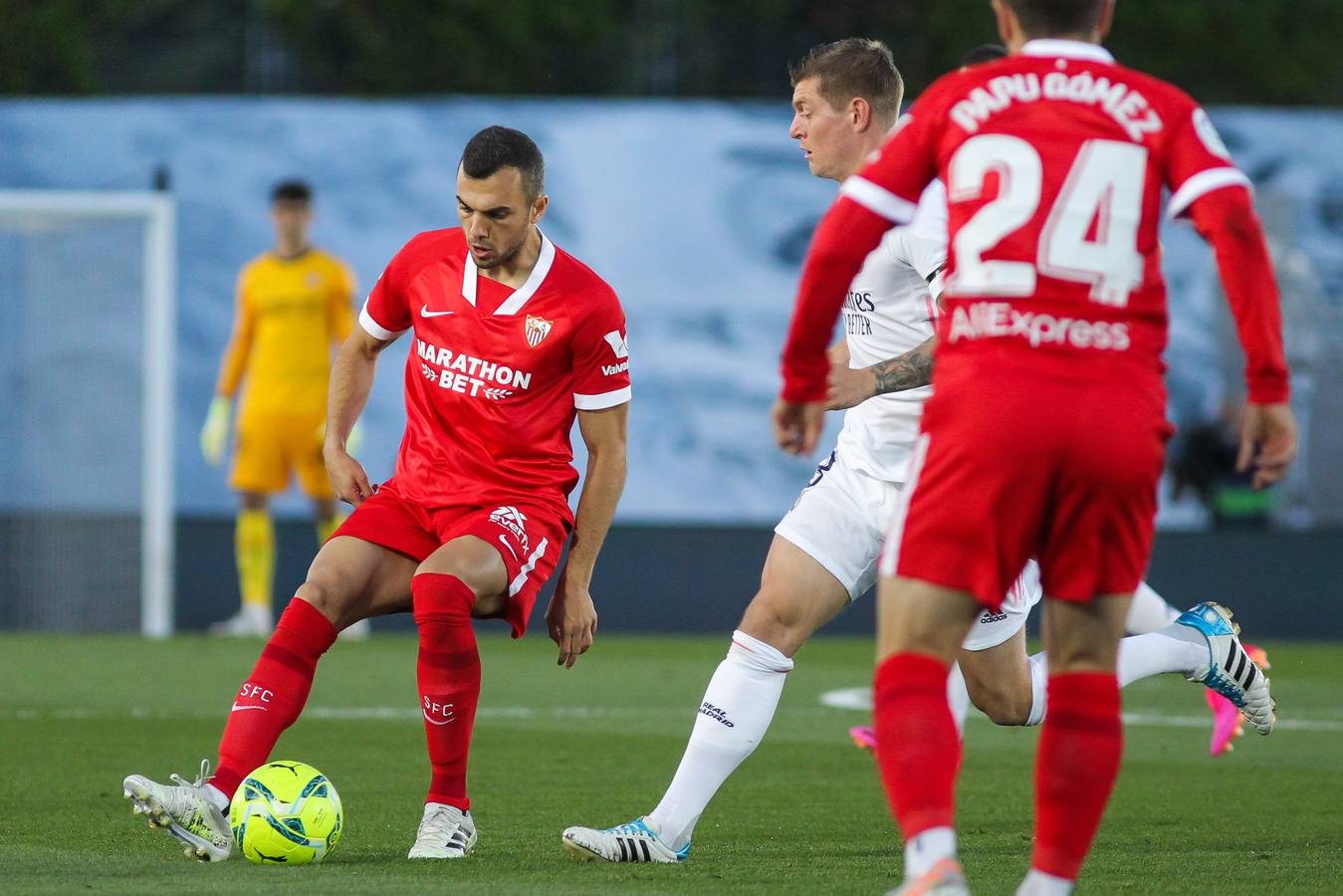 Partido entre el Real Madrid y el Sevilla