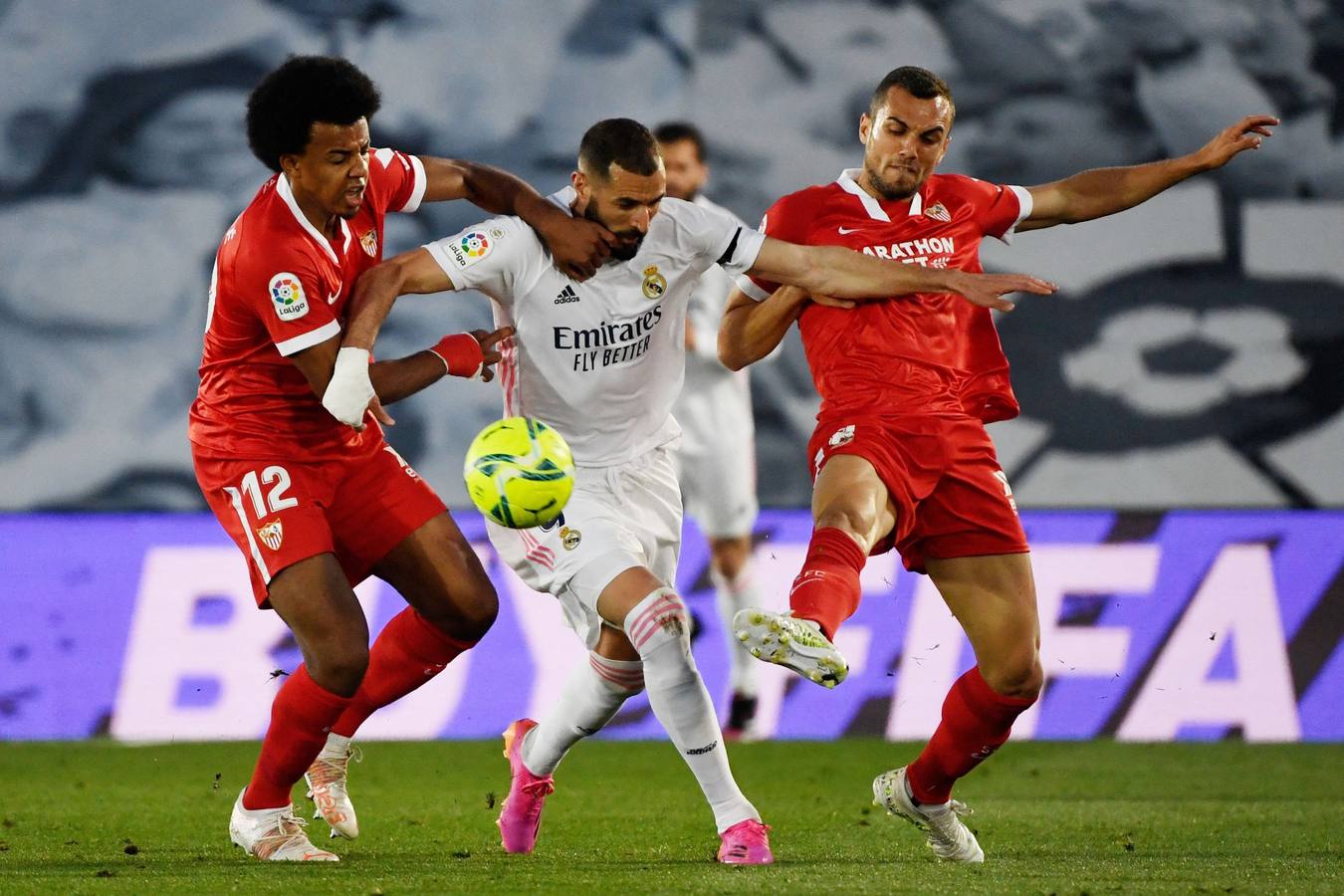 Partido entre el Real Madrid y el Sevilla