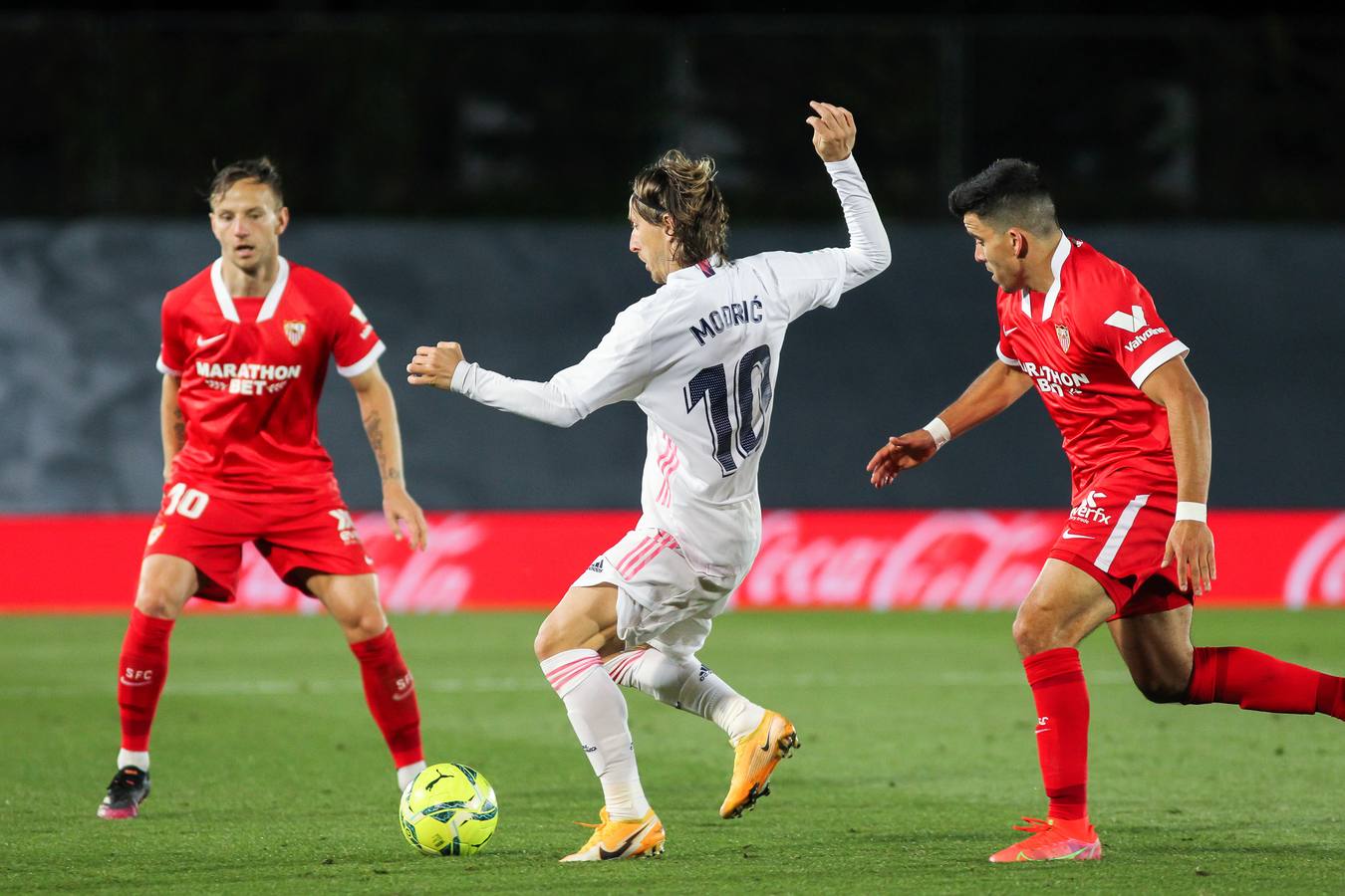 Partido entre el Real Madrid y el Sevilla