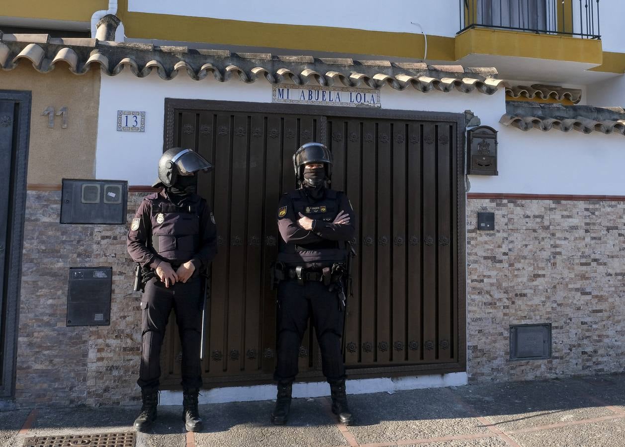 Operación de la Policía Nacional contra el tráfico de drogas en San Fernando