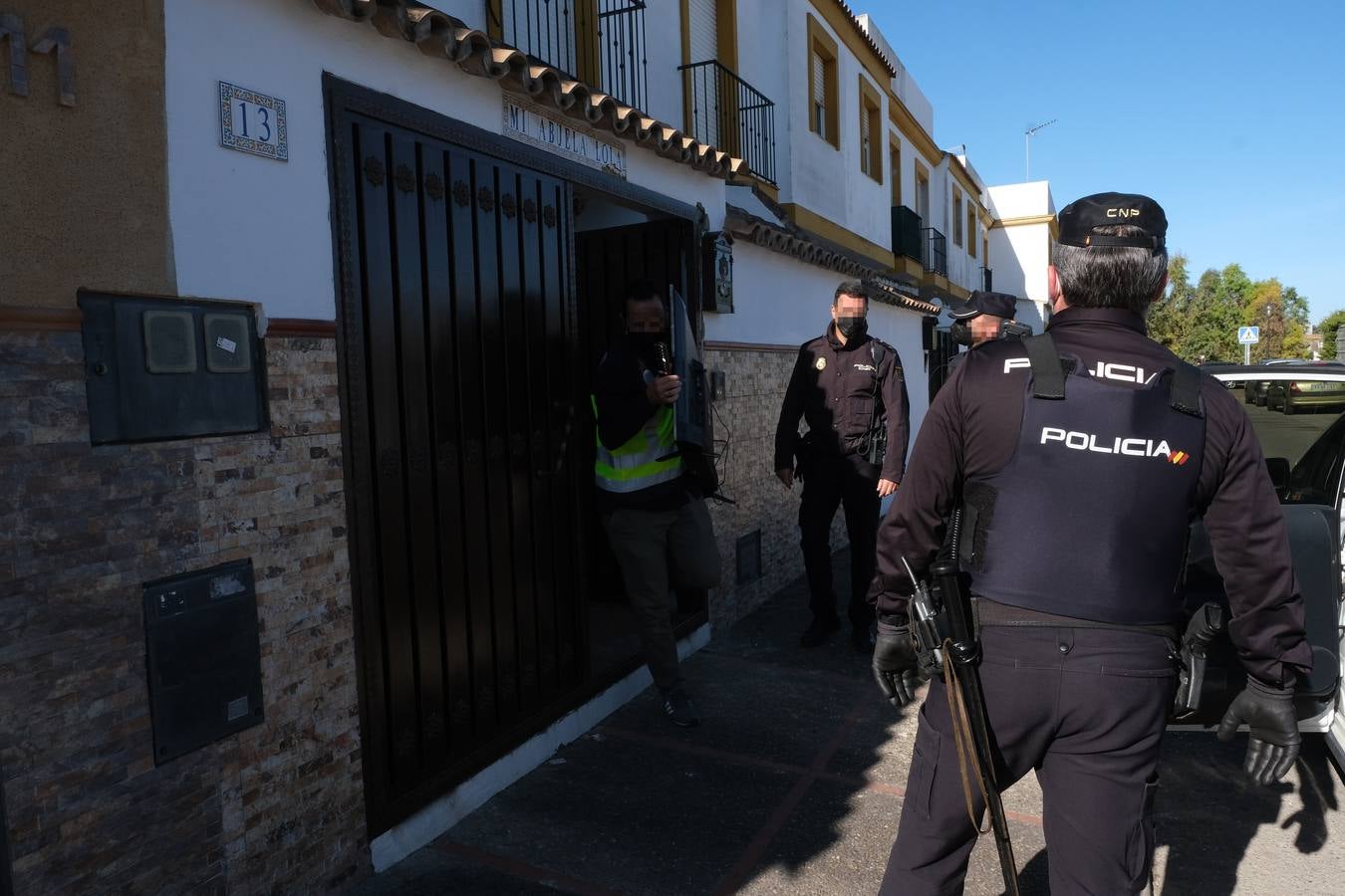 Operación de la Policía Nacional contra el tráfico de drogas en San Fernando