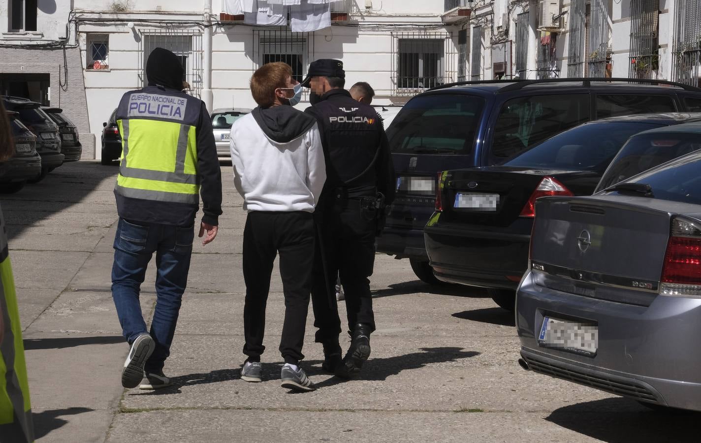 Operación de la Policía Nacional contra el tráfico de drogas en San Fernando