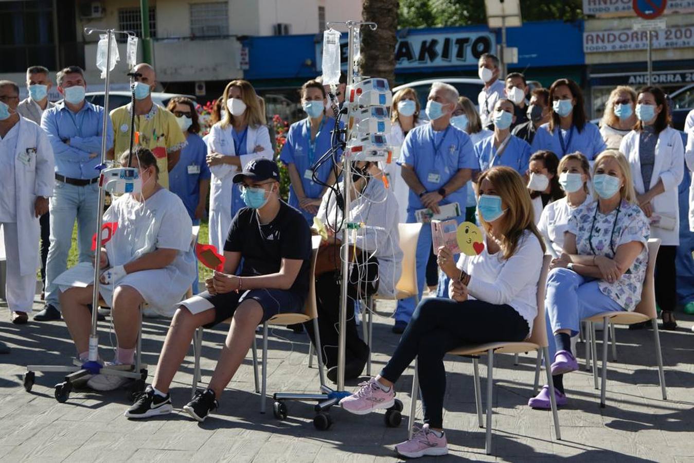 Presentación de los actos conmemorativos preparados para celebrar el 50 aniversario de los hospitales Infantil y de la Mujer del Virgen del Rocío