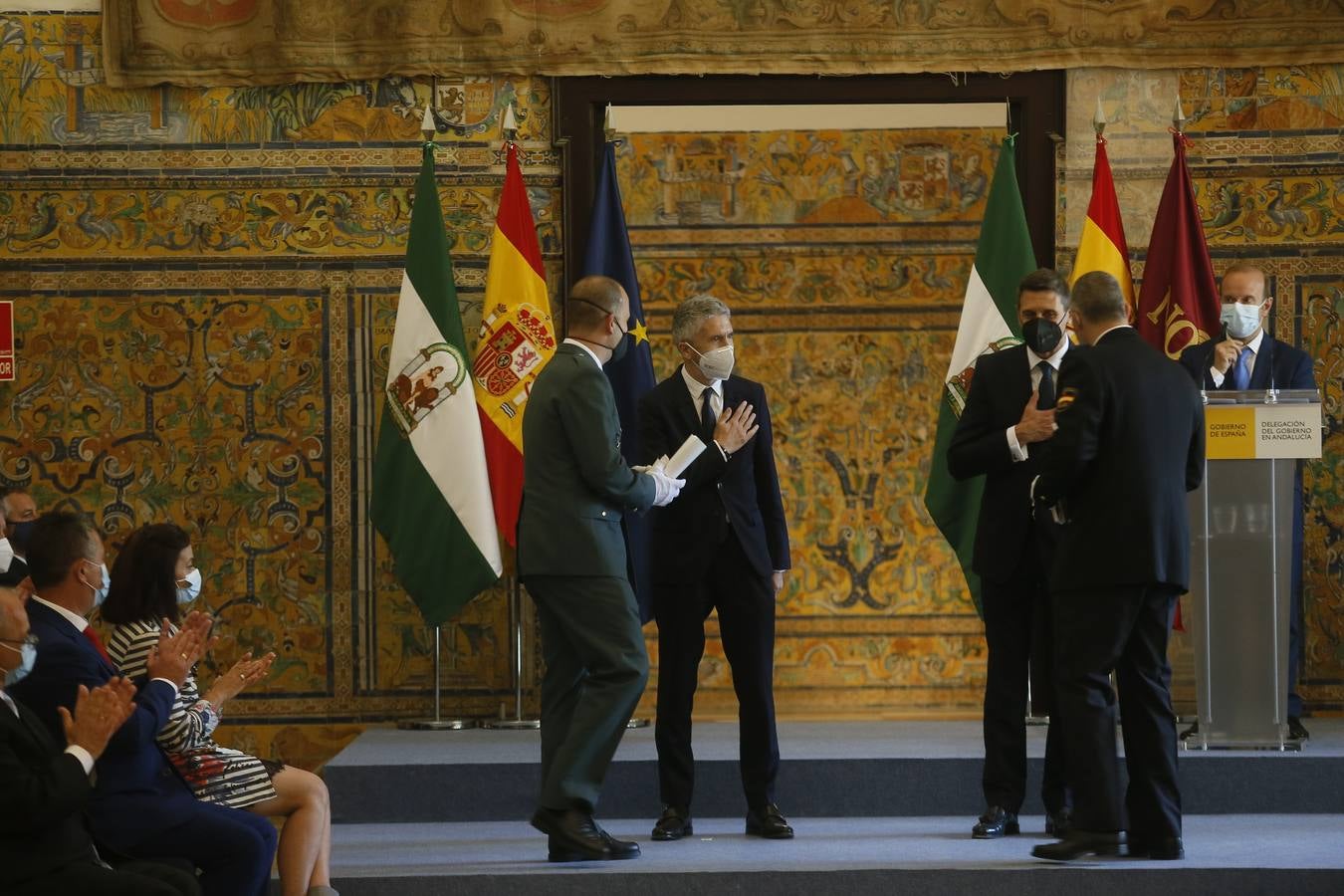 Entrega de las Medallas al Mérito de la Protección Civil de la Delegación del Gobierno de Andalucía