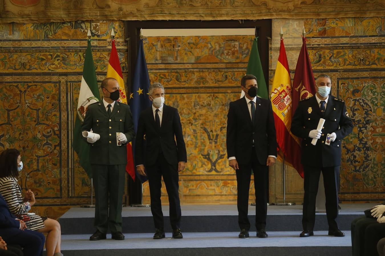 Entrega de las Medallas al Mérito de la Protección Civil de la Delegación del Gobierno de Andalucía