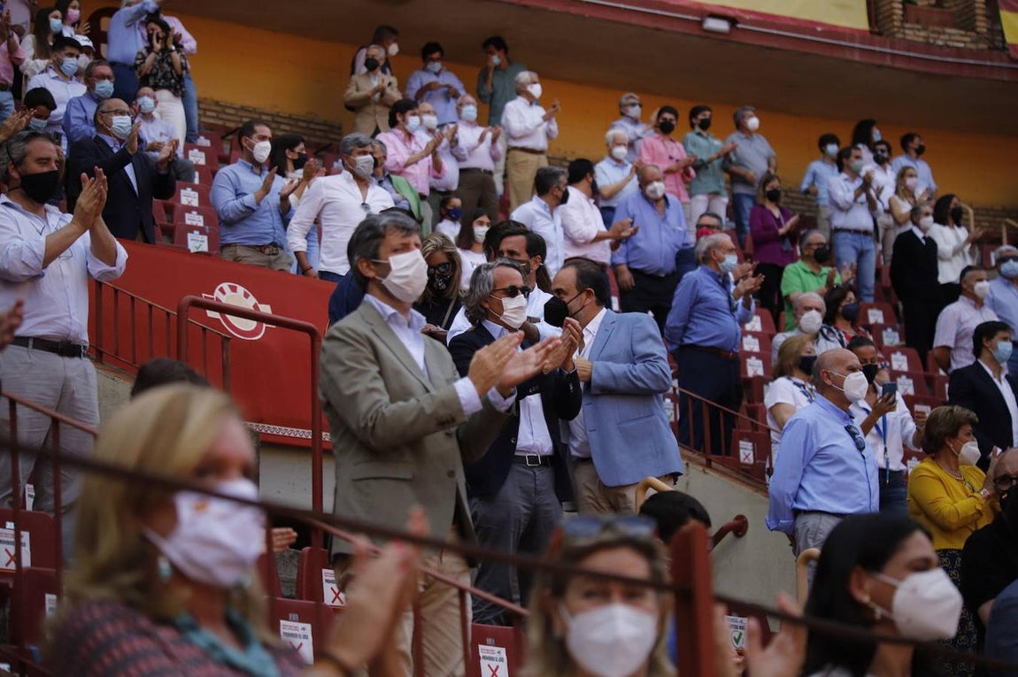 El ambiente en el tendido, en la novillada de la Feria Taurina de Córdoba