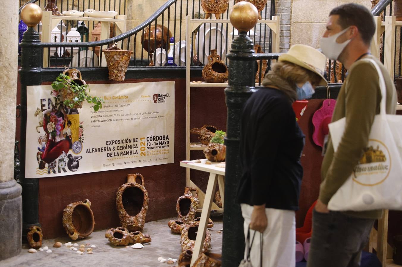 La cerámica de La Rambla en las Caballerizas Reales de Córdoba, en imágenes