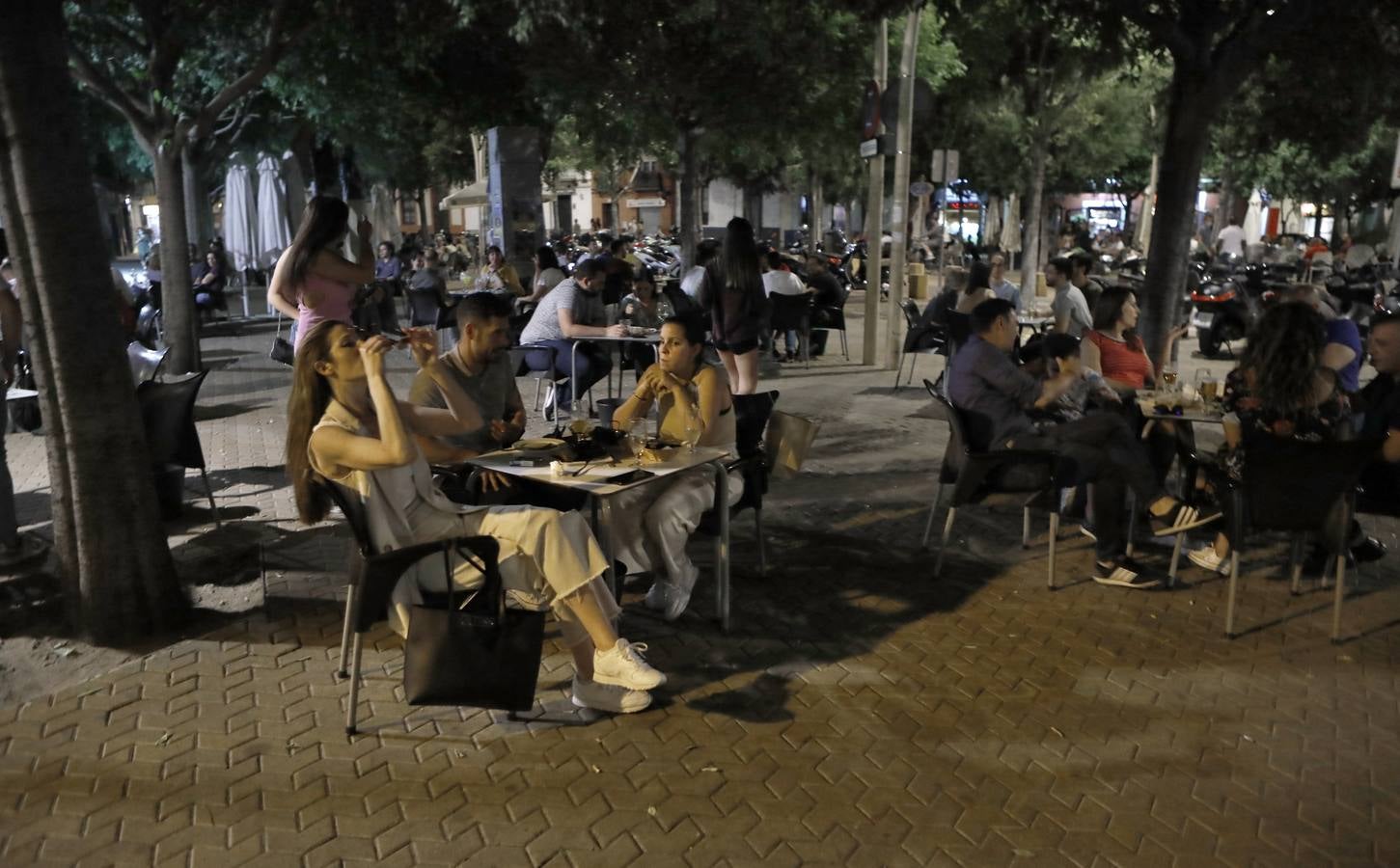 Dispositivo policial en la Alameda