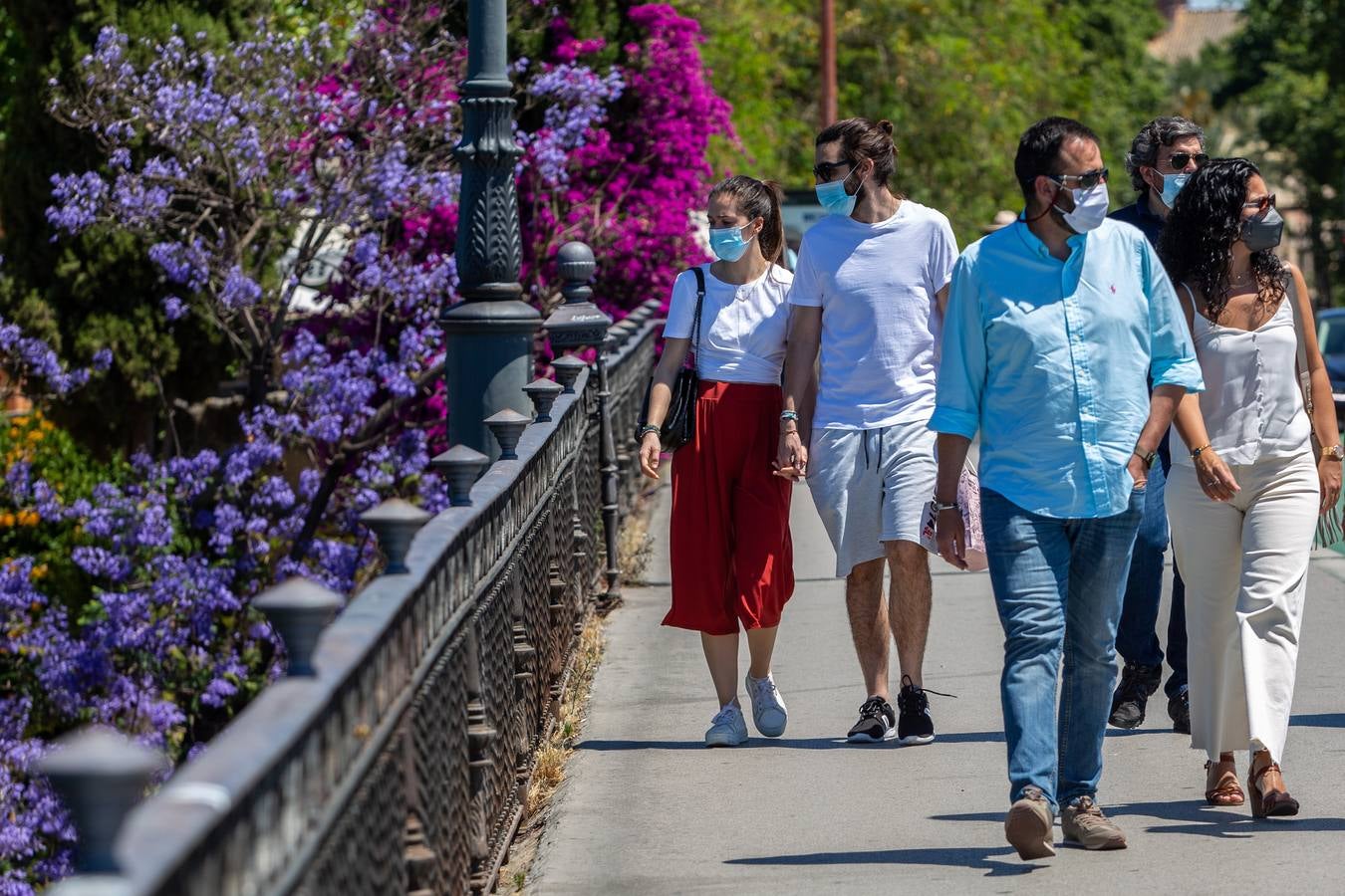 Ambiente veraniego en Sevilla