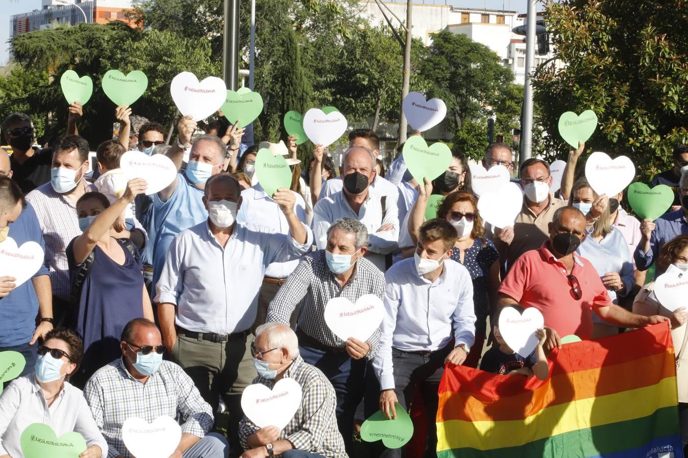 La plataforma de Susana Díaz en Córdoba, en imágenes