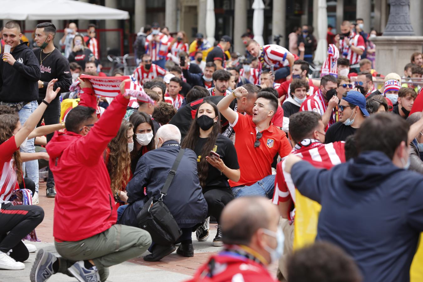 El Atlético gana la Liga: Las imágenes de las horas previas y de la celebración en Valladolid