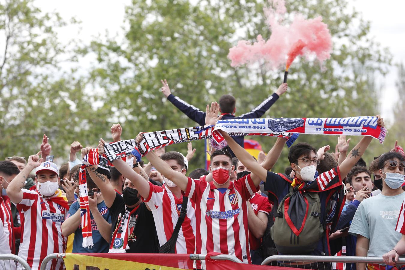 El Atlético gana la Liga: Las imágenes de las horas previas y de la celebración en Valladolid