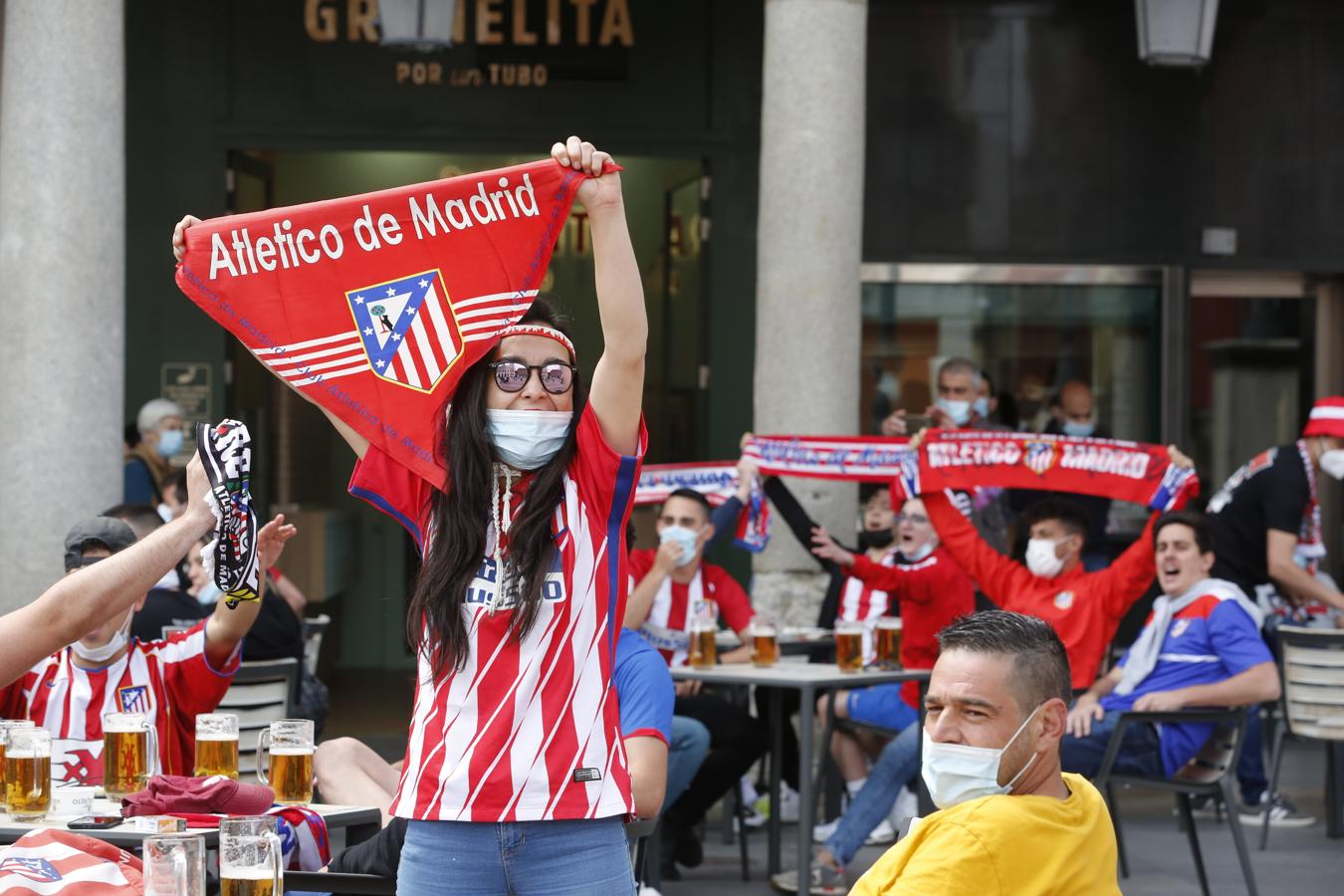 El Atlético gana la Liga: Las imágenes de las horas previas y de la celebración en Valladolid