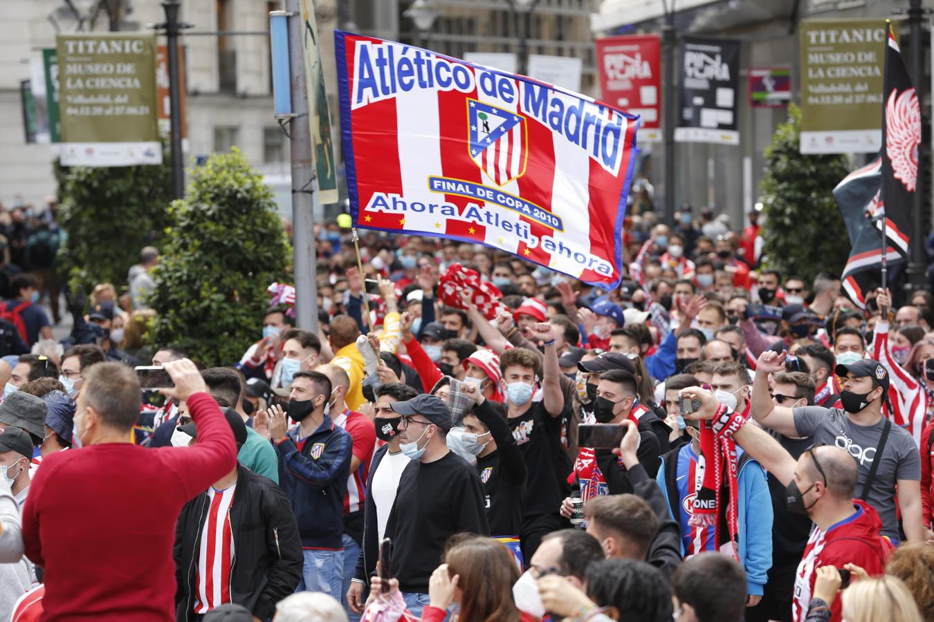 El Atlético gana la Liga: Las imágenes de las horas previas y de la celebración en Valladolid