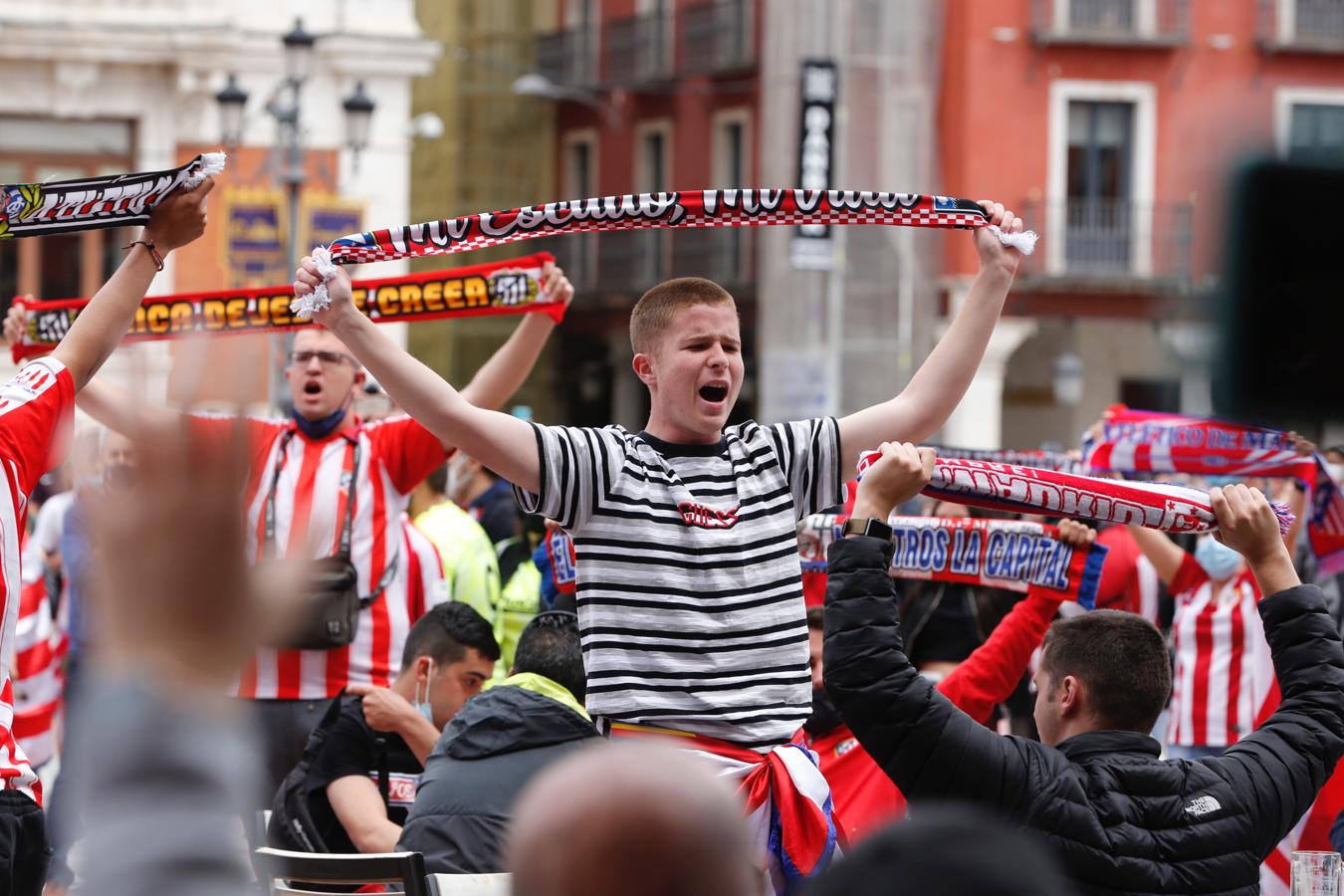 El Atlético gana la Liga: Las imágenes de las horas previas y de la celebración en Valladolid