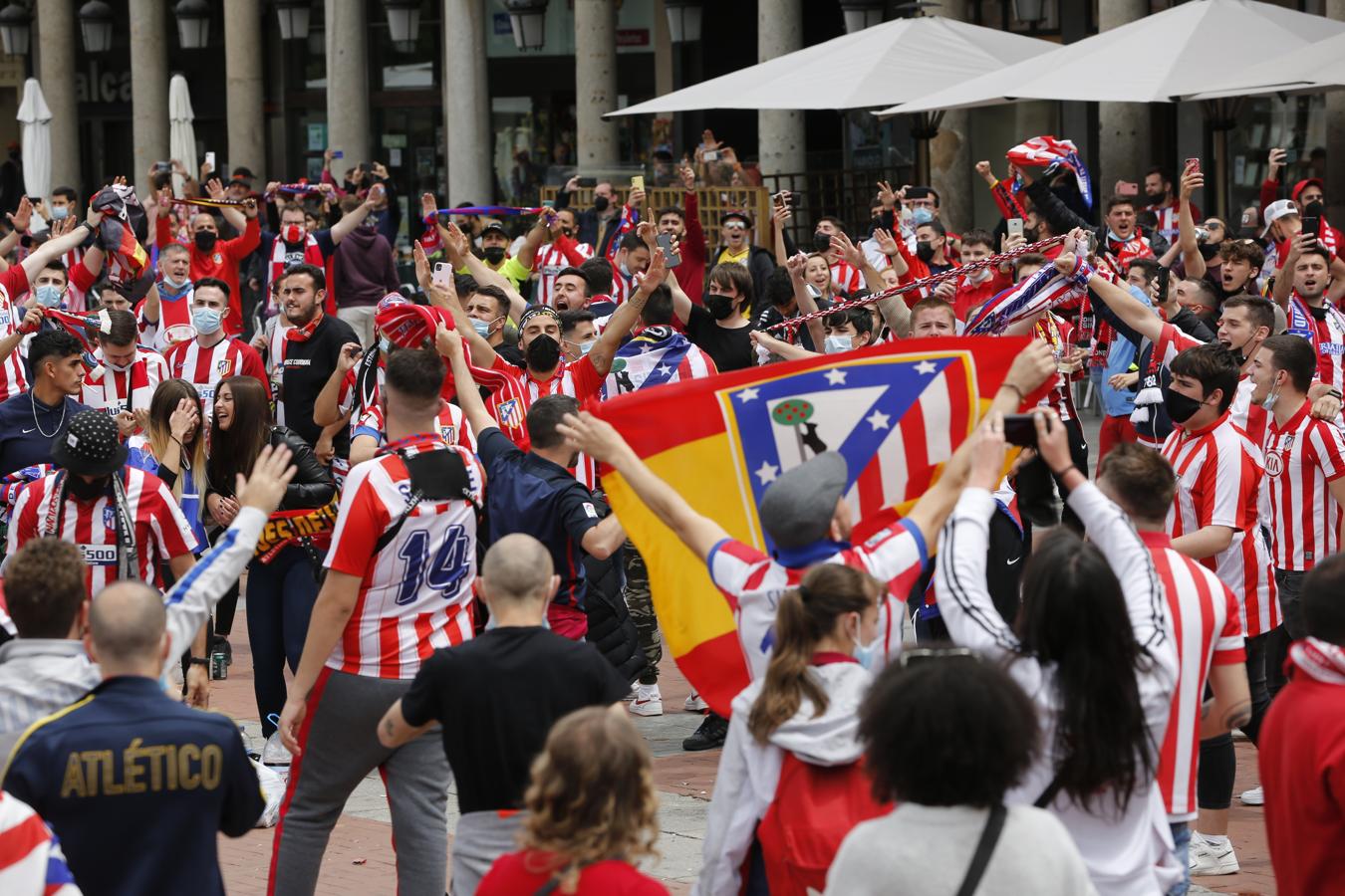 El Atlético gana la Liga: Las imágenes de las horas previas y de la celebración en Valladolid