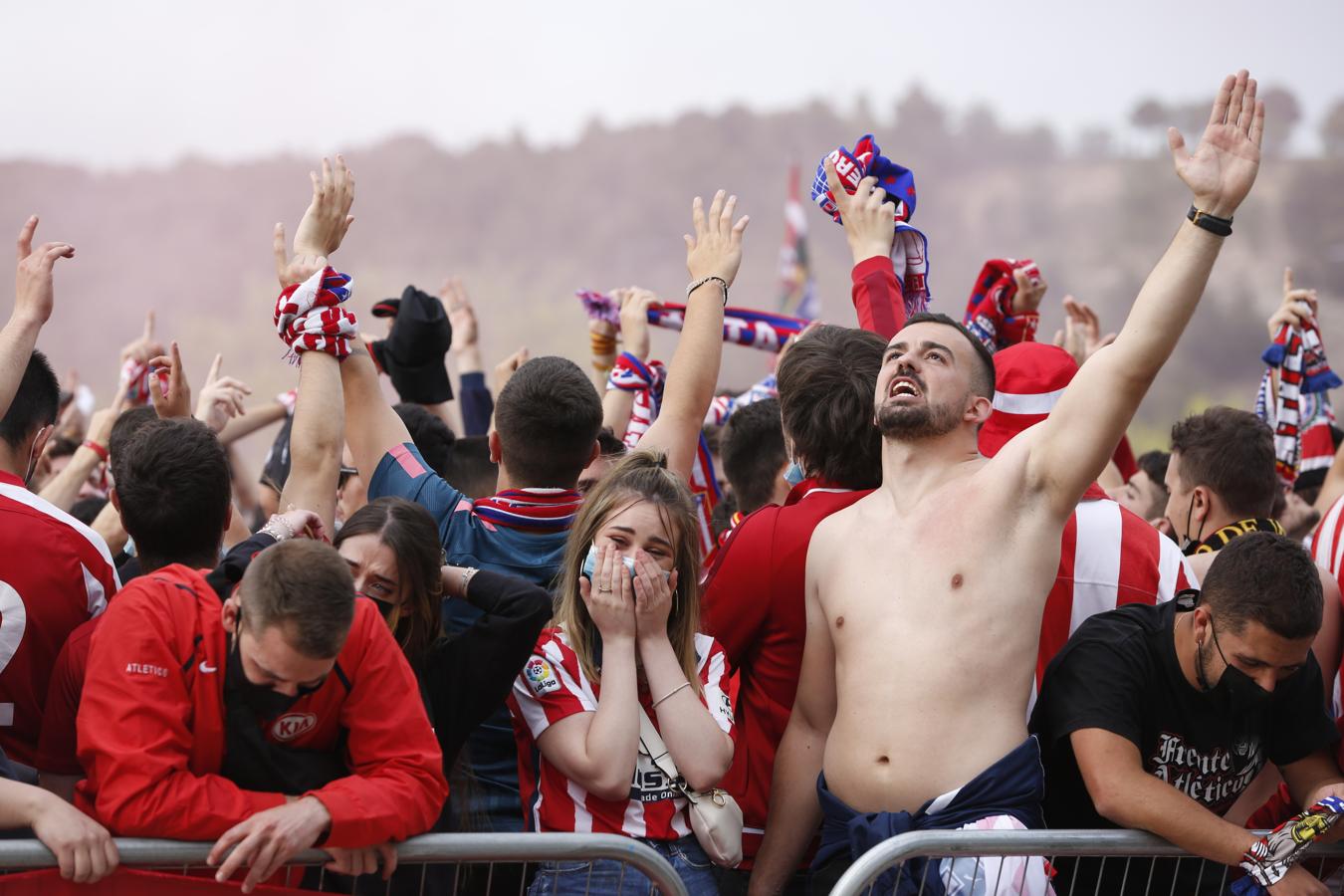 El Atlético gana la Liga: Las imágenes de las horas previas y de la celebración en Valladolid