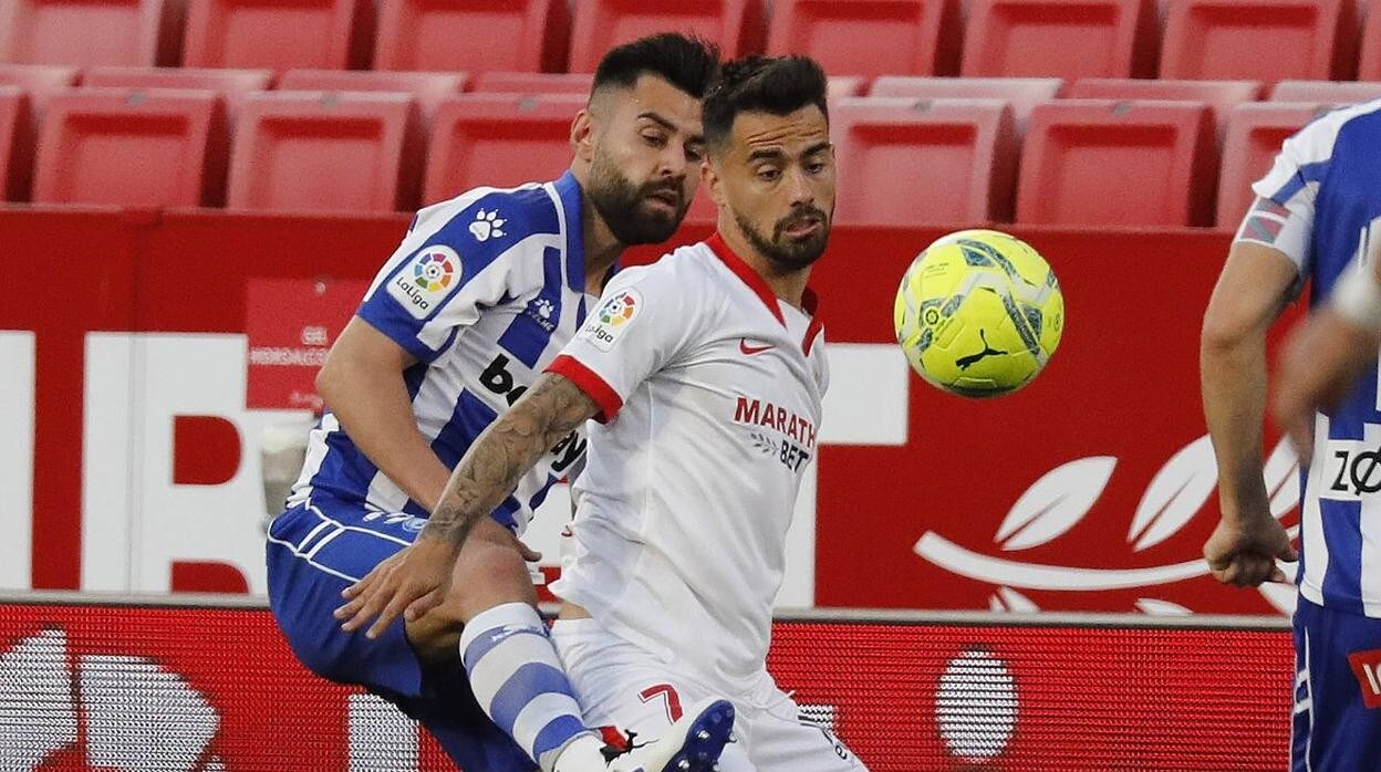 Las mejores imágenes del partido entre el Sevilla y el Alavés