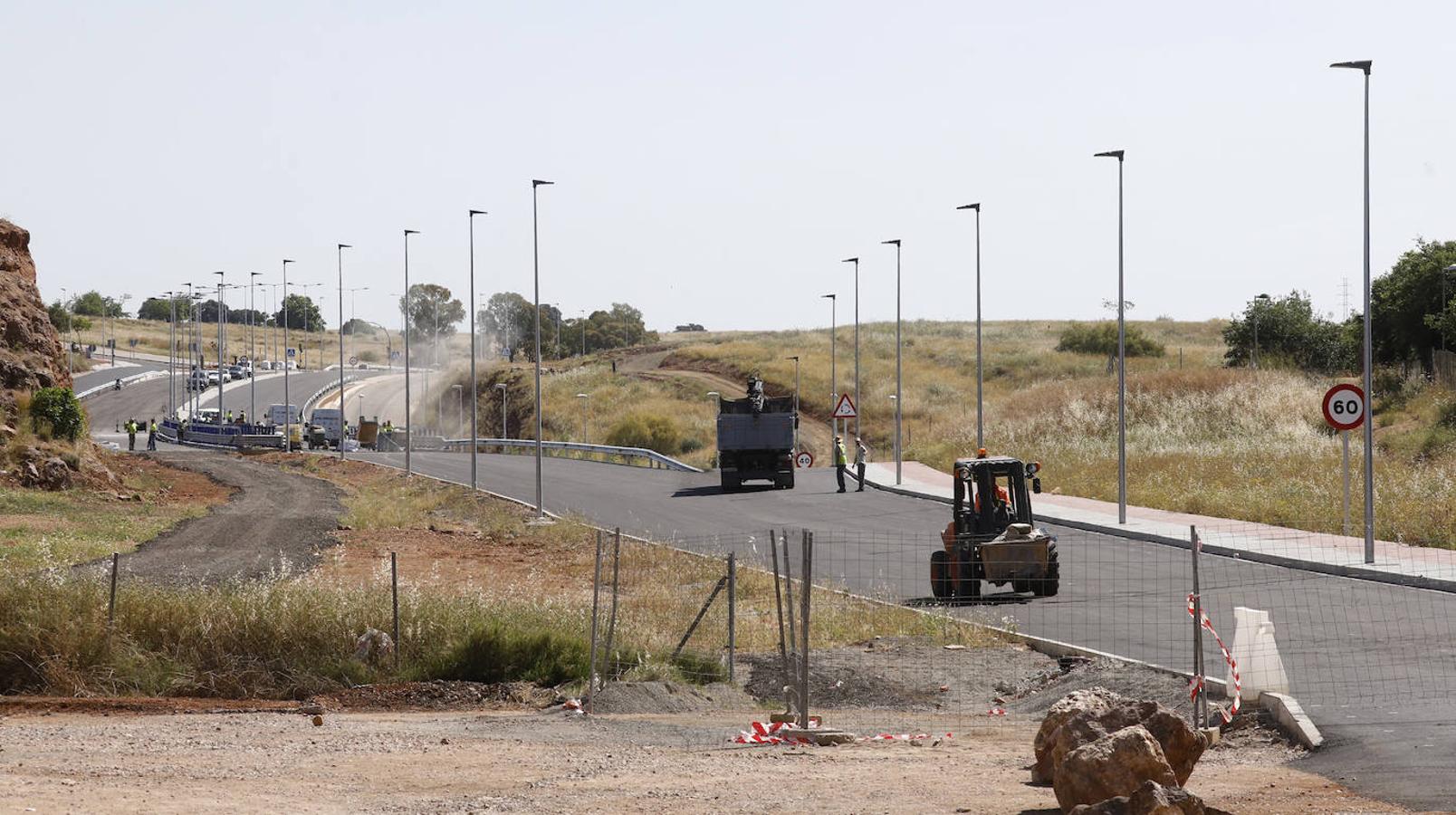 Las últimas obras del tramo municipal de la Ronda Norte de Córdoba, en imágenes